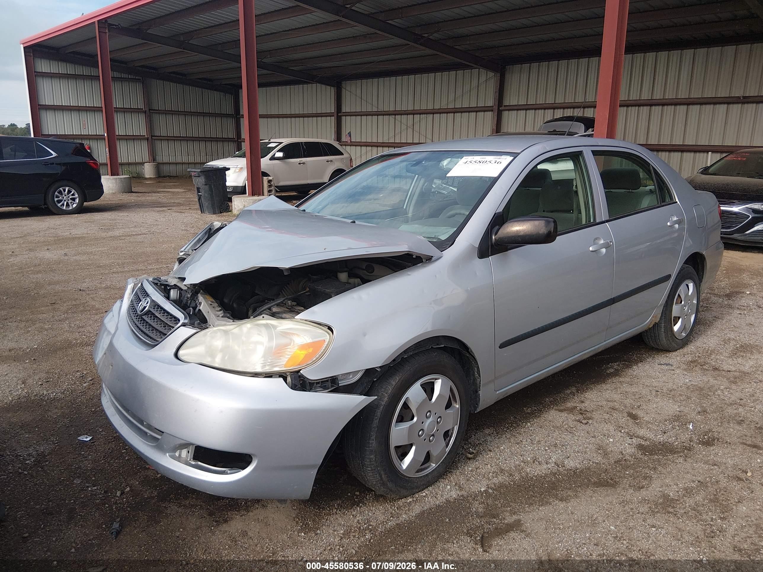 2007 Toyota Corolla Ce Silver vin: 1NXBR32E07Z890605