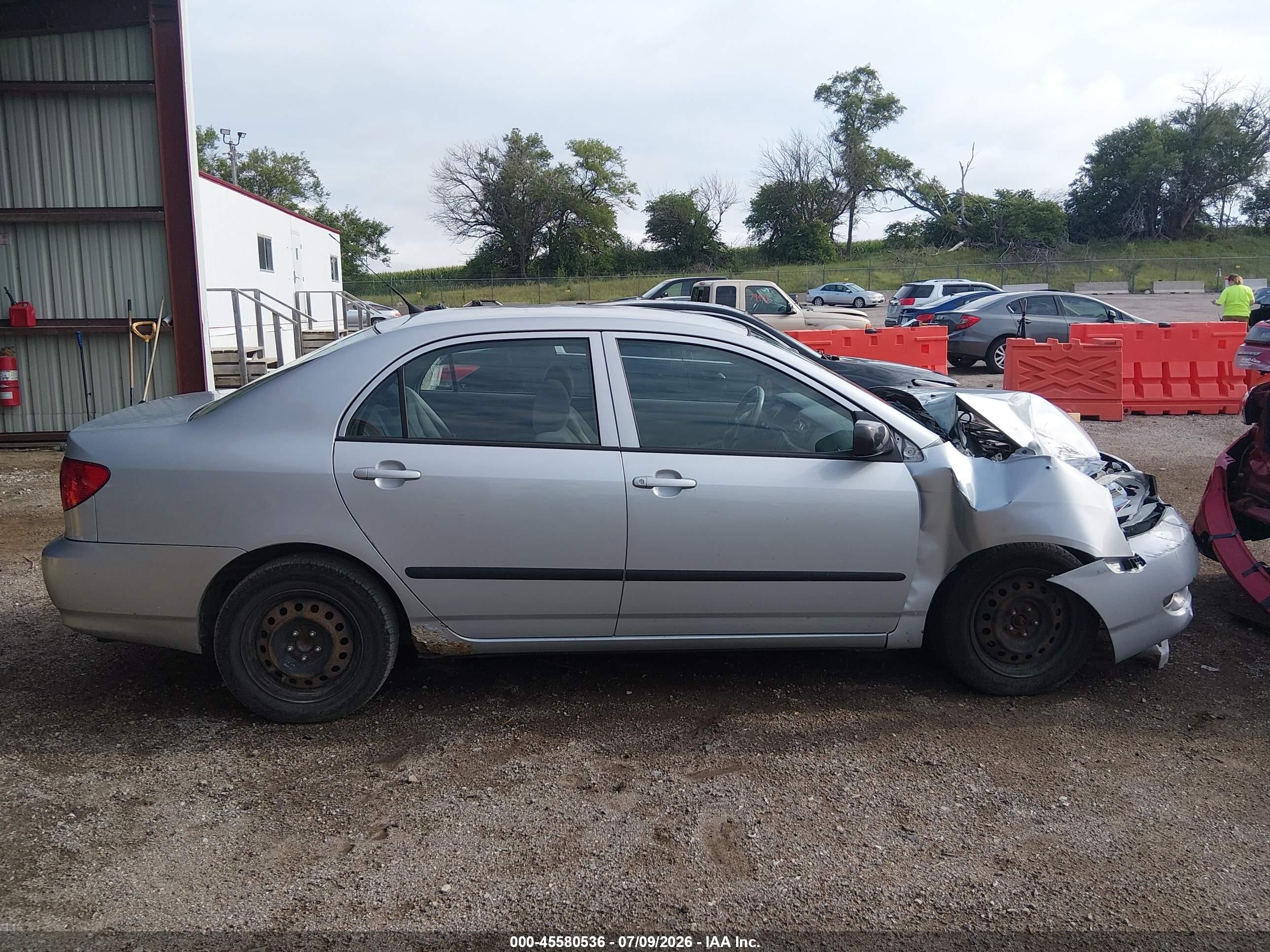 2007 Toyota Corolla Ce Silver vin: 1NXBR32E07Z890605
