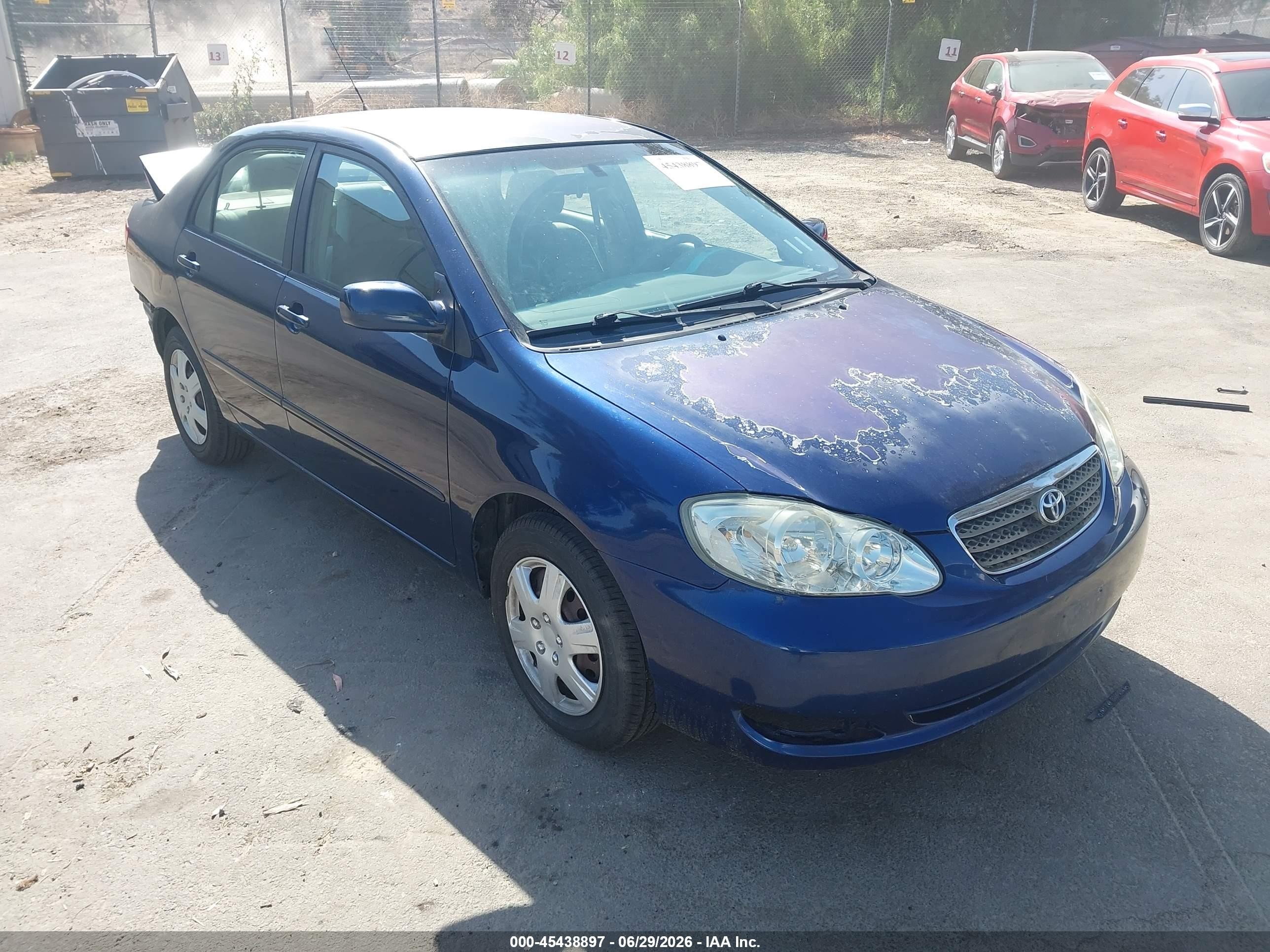 2007 Toyota Corolla Le Blue vin: 1NXBR32E07Z896985