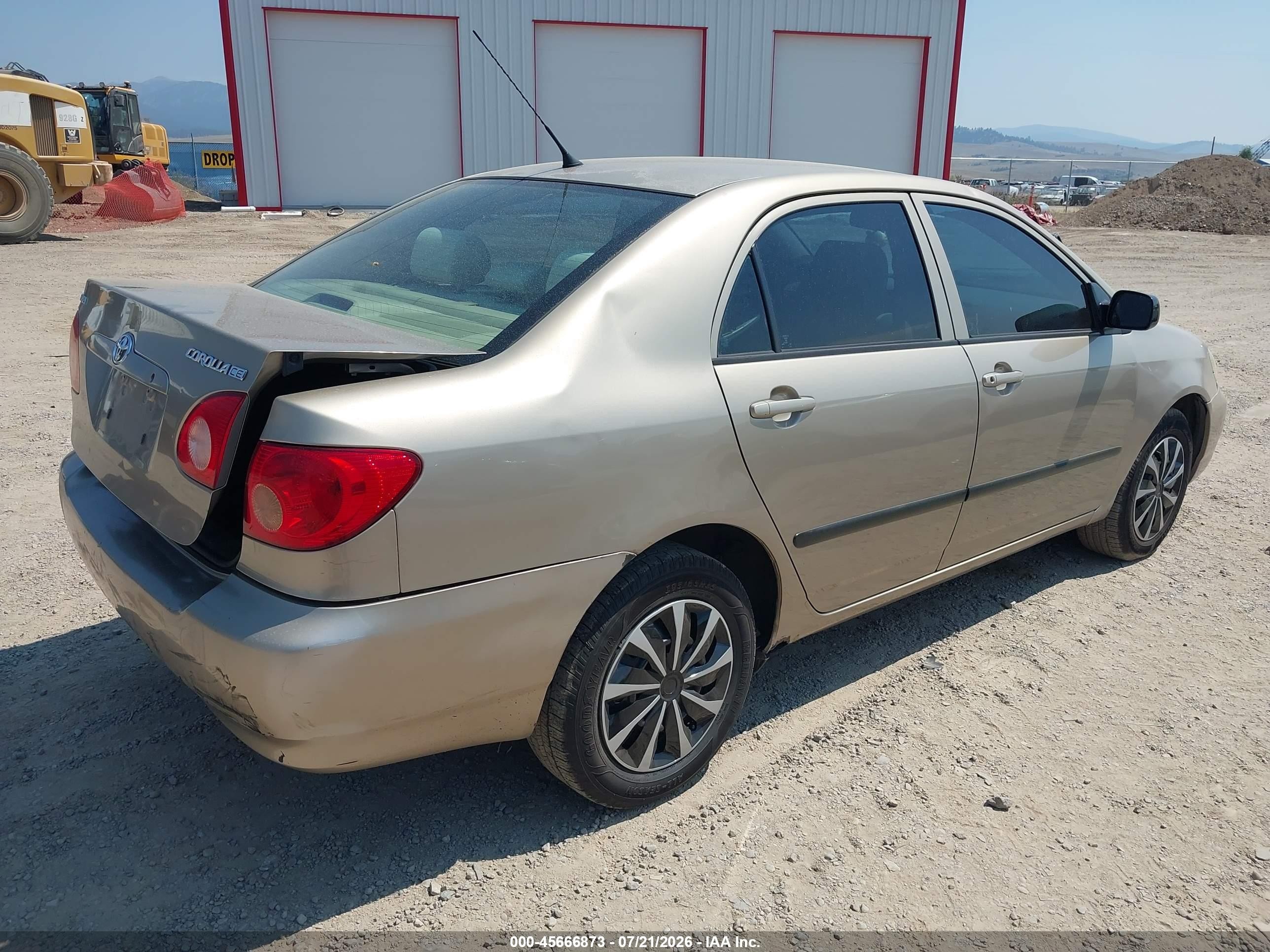 2007 Toyota Corolla Ce Tan vin: 1NXBR32E07Z899000