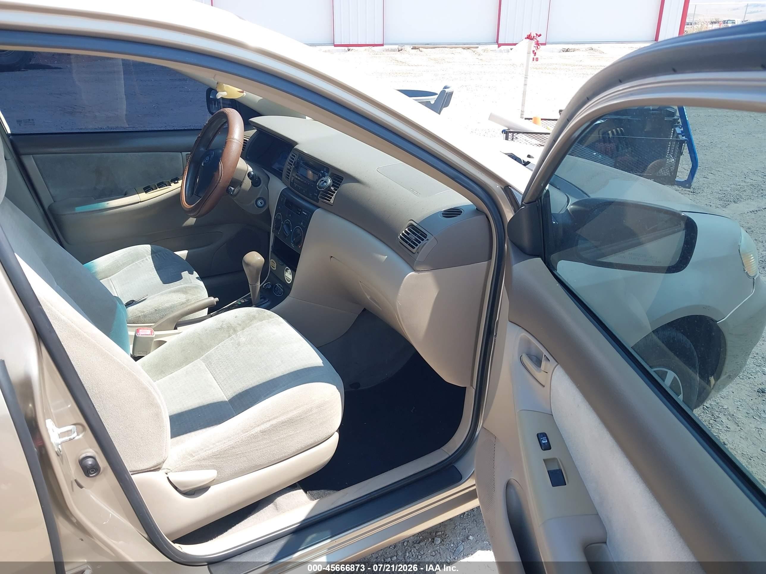 2007 Toyota Corolla Ce Tan vin: 1NXBR32E07Z899000