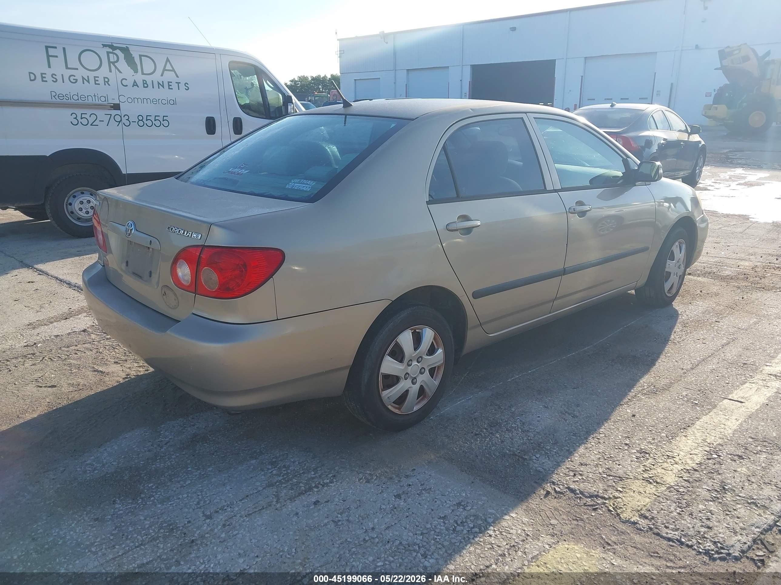 2007 Toyota Corolla Ce Tan vin: 1NXBR32E07Z921500
