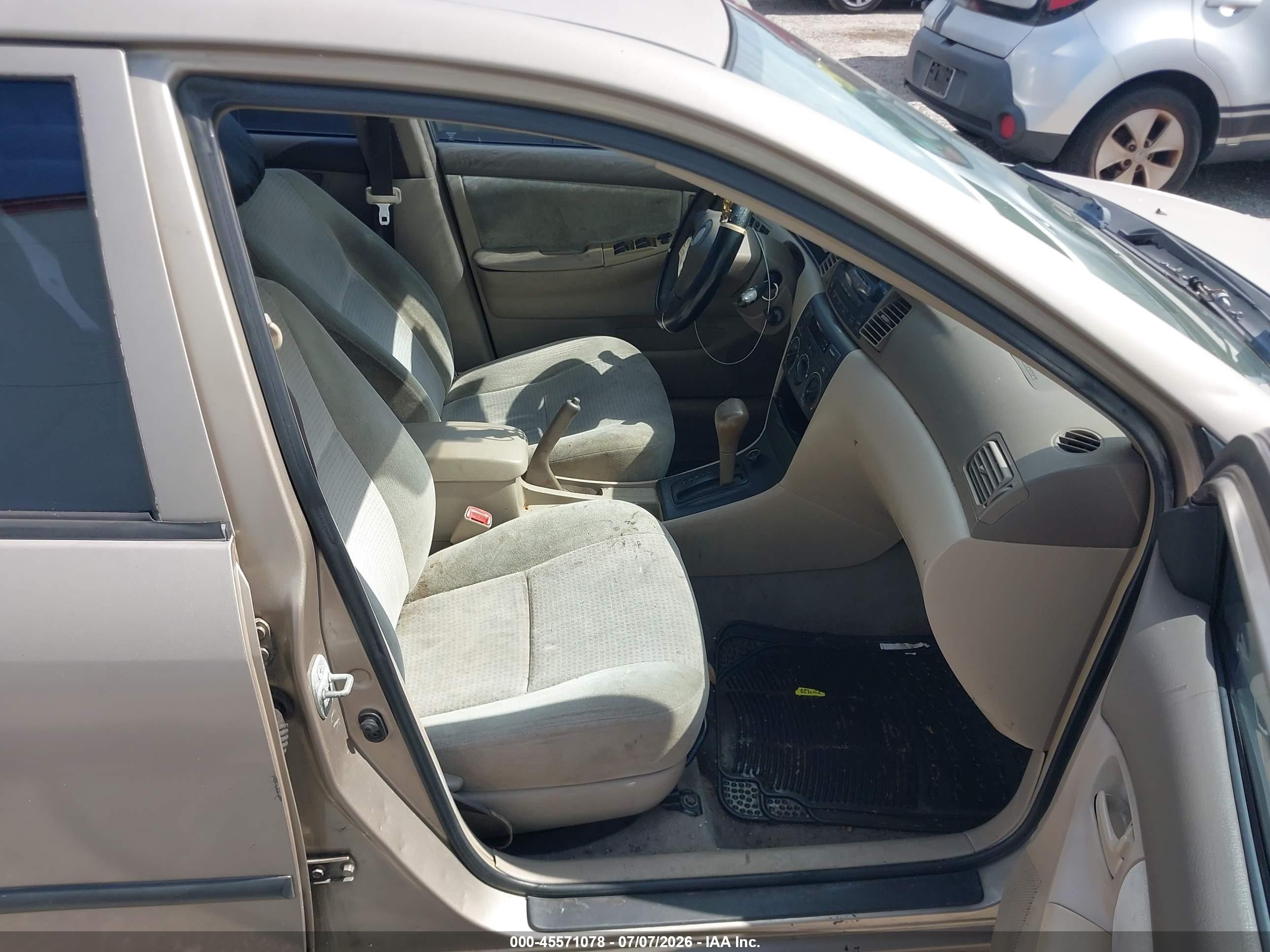 2008 Toyota Corolla Ce Gold vin: 1NXBR32E08Z009497
