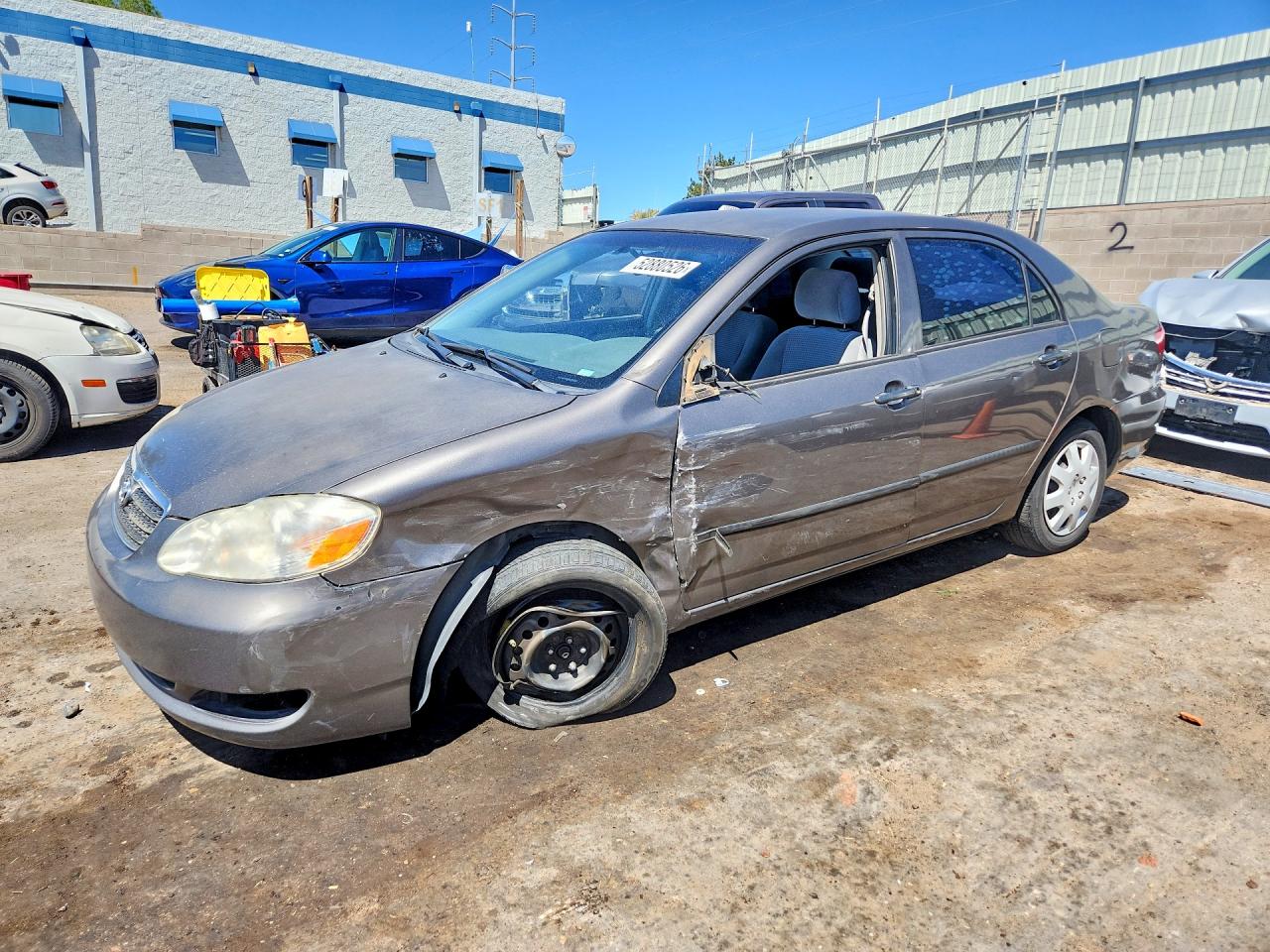 2008 Toyota Corolla Ce Gray vin: 1NXBR32E08Z028261