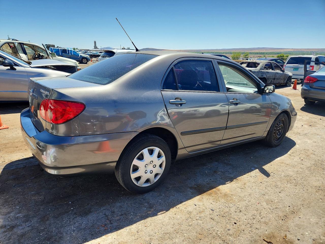 2008 Toyota Corolla Ce Gray vin: 1NXBR32E08Z028261