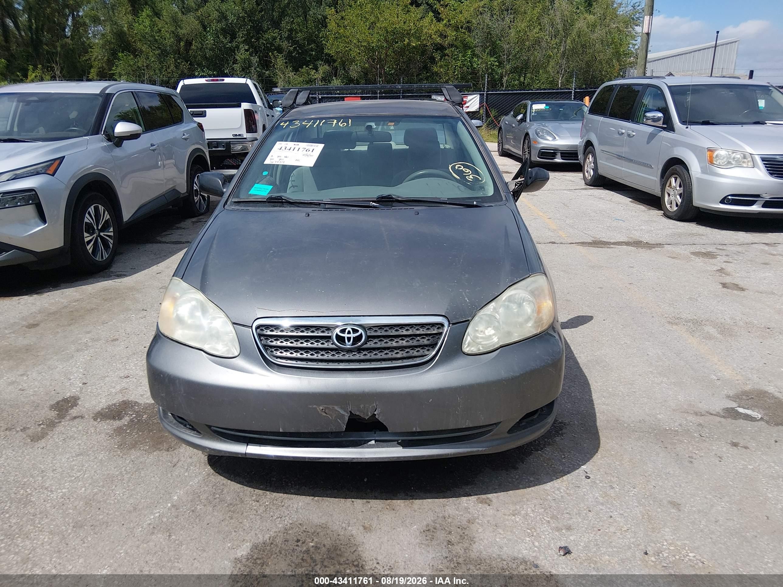 2008 Toyota Corolla Ce Gray vin: 1NXBR32E08Z042676