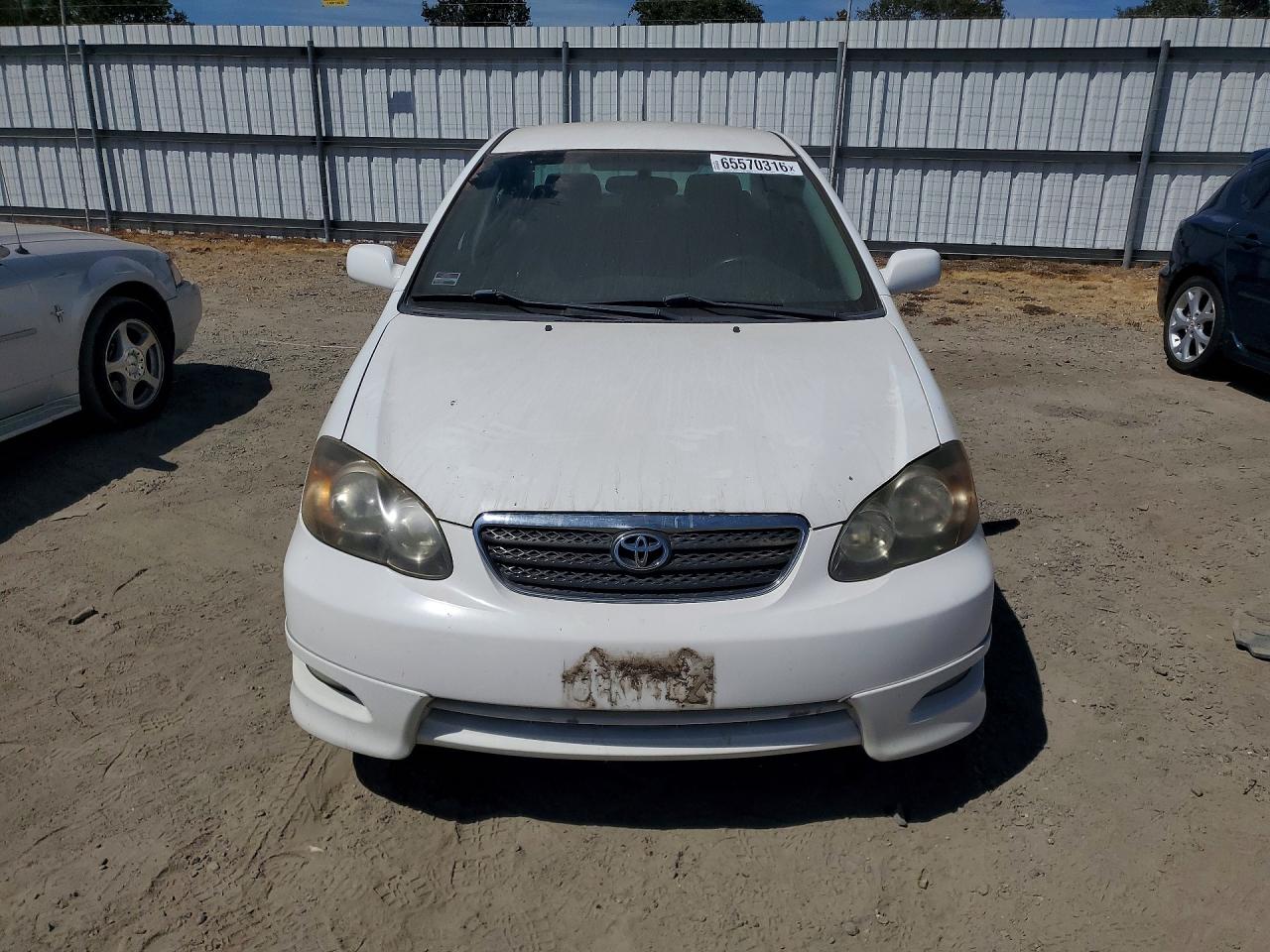 2008 Toyota Corolla S White vin: 1NXBR32E08Z052091