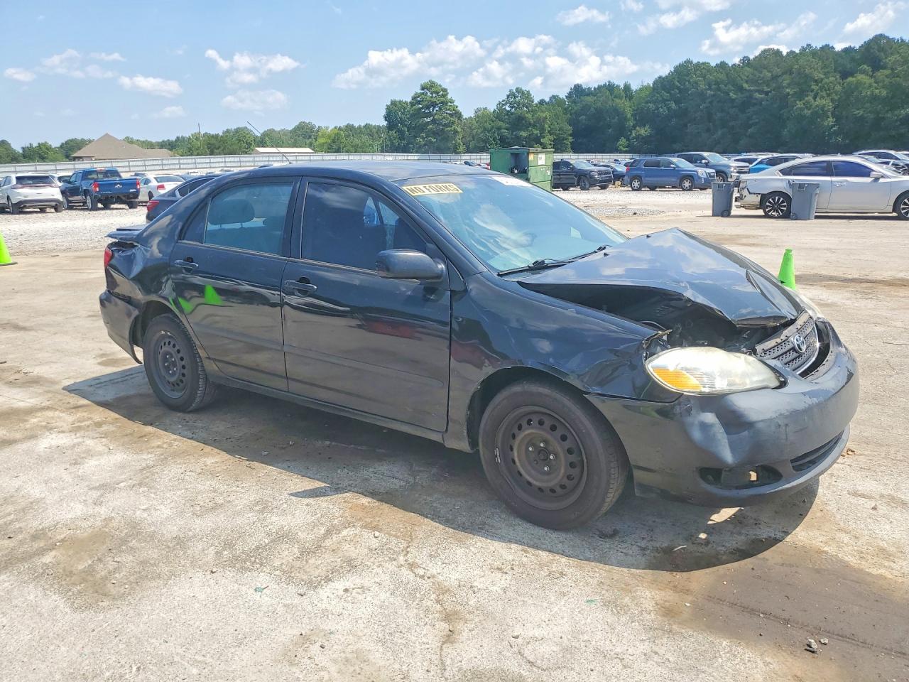2008 Toyota Corolla Ce Black vin: 1NXBR32E08Z954871