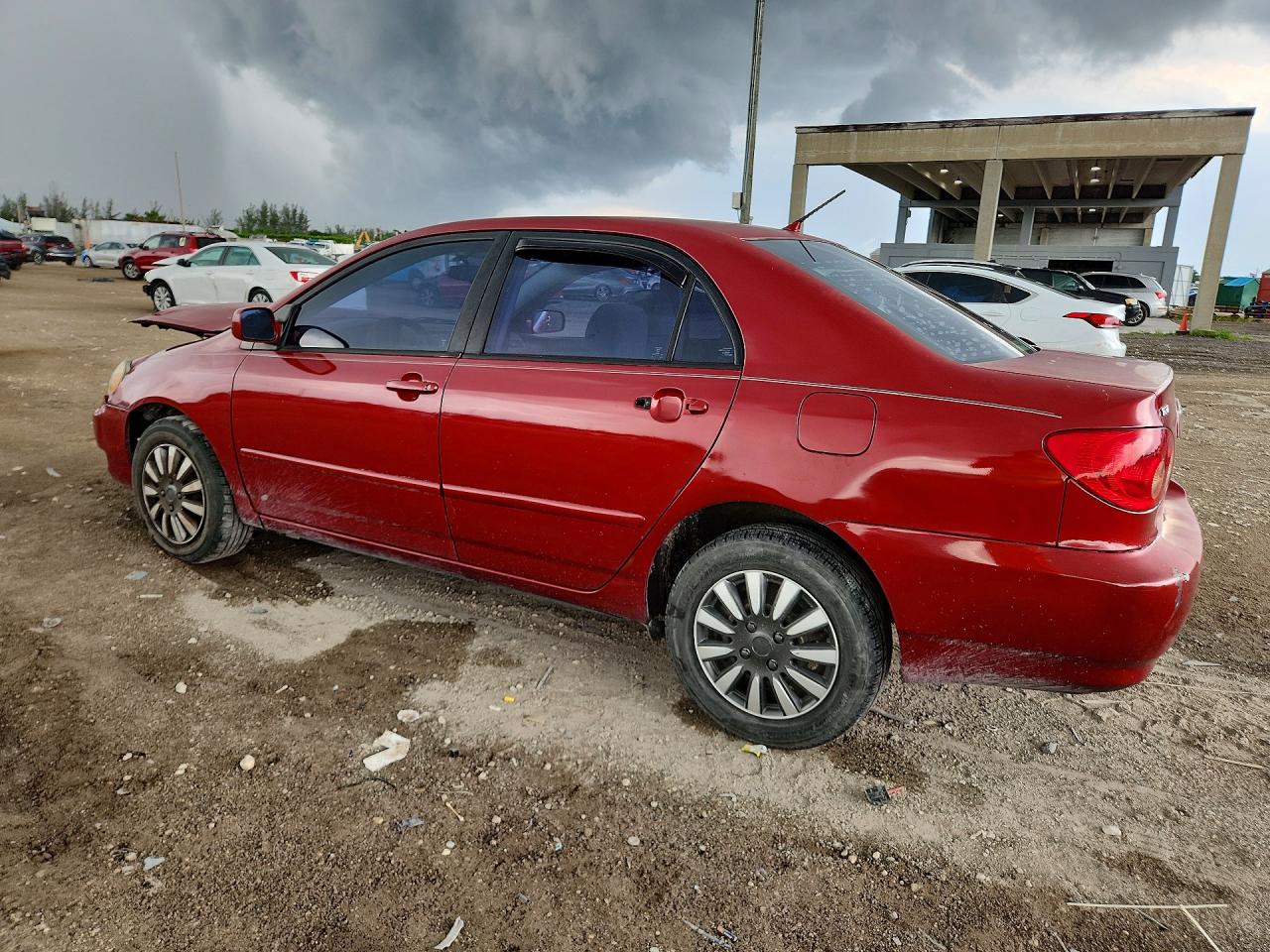 2008 Toyota Corolla Le Red vin: 1NXBR32E08Z998286
