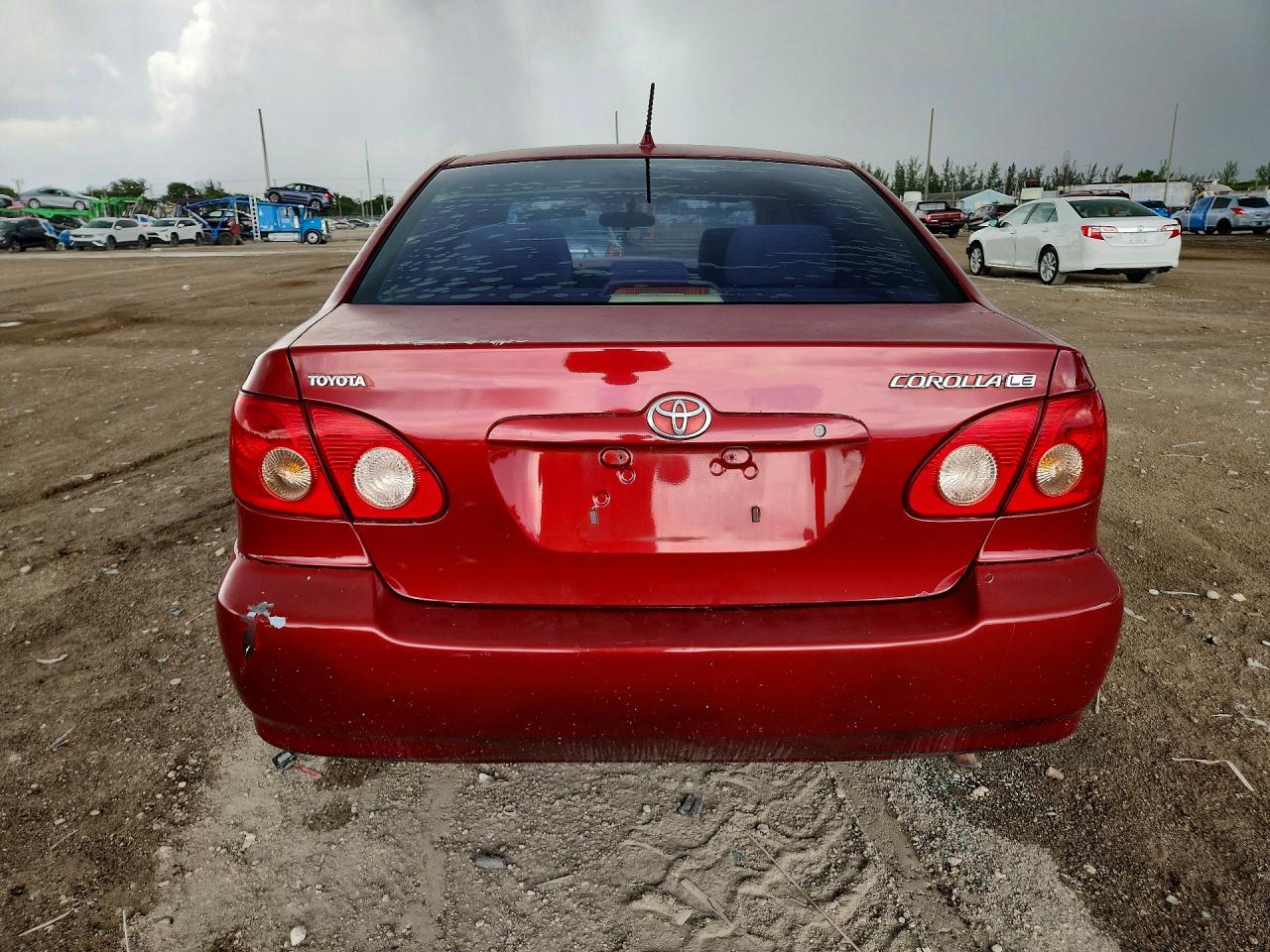 2008 Toyota Corolla Le Red vin: 1NXBR32E08Z998286