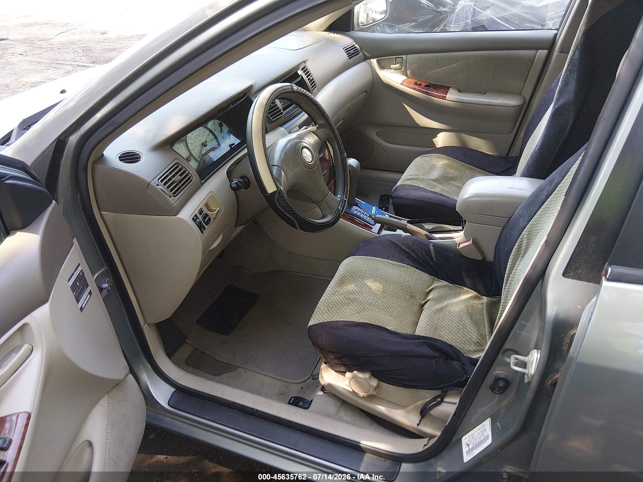 2003 Toyota Corolla Le Light Blue vin: 1NXBR32E13Z051850