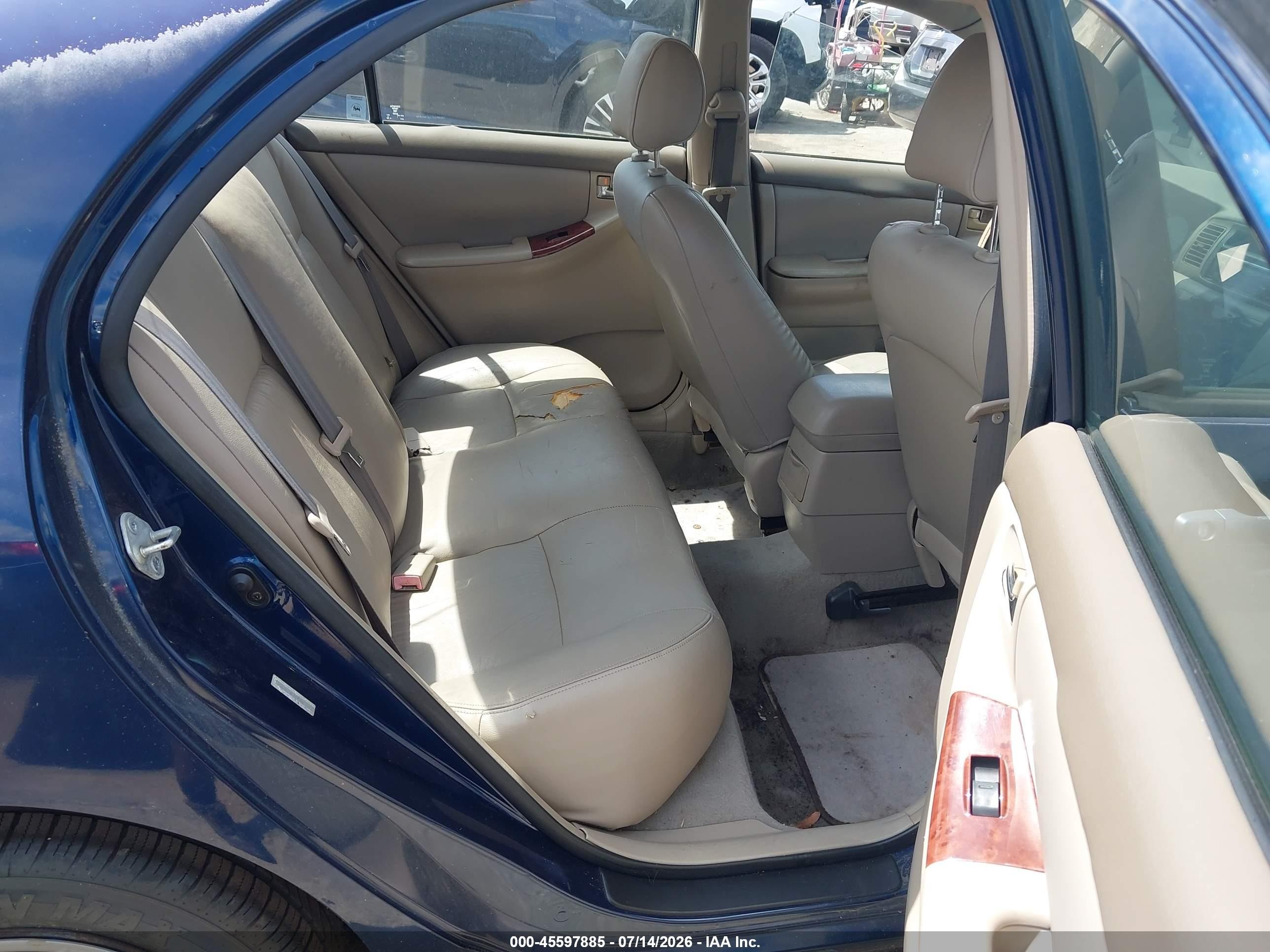 2003 Toyota Corolla Le Blue vin: 1NXBR32E13Z080488