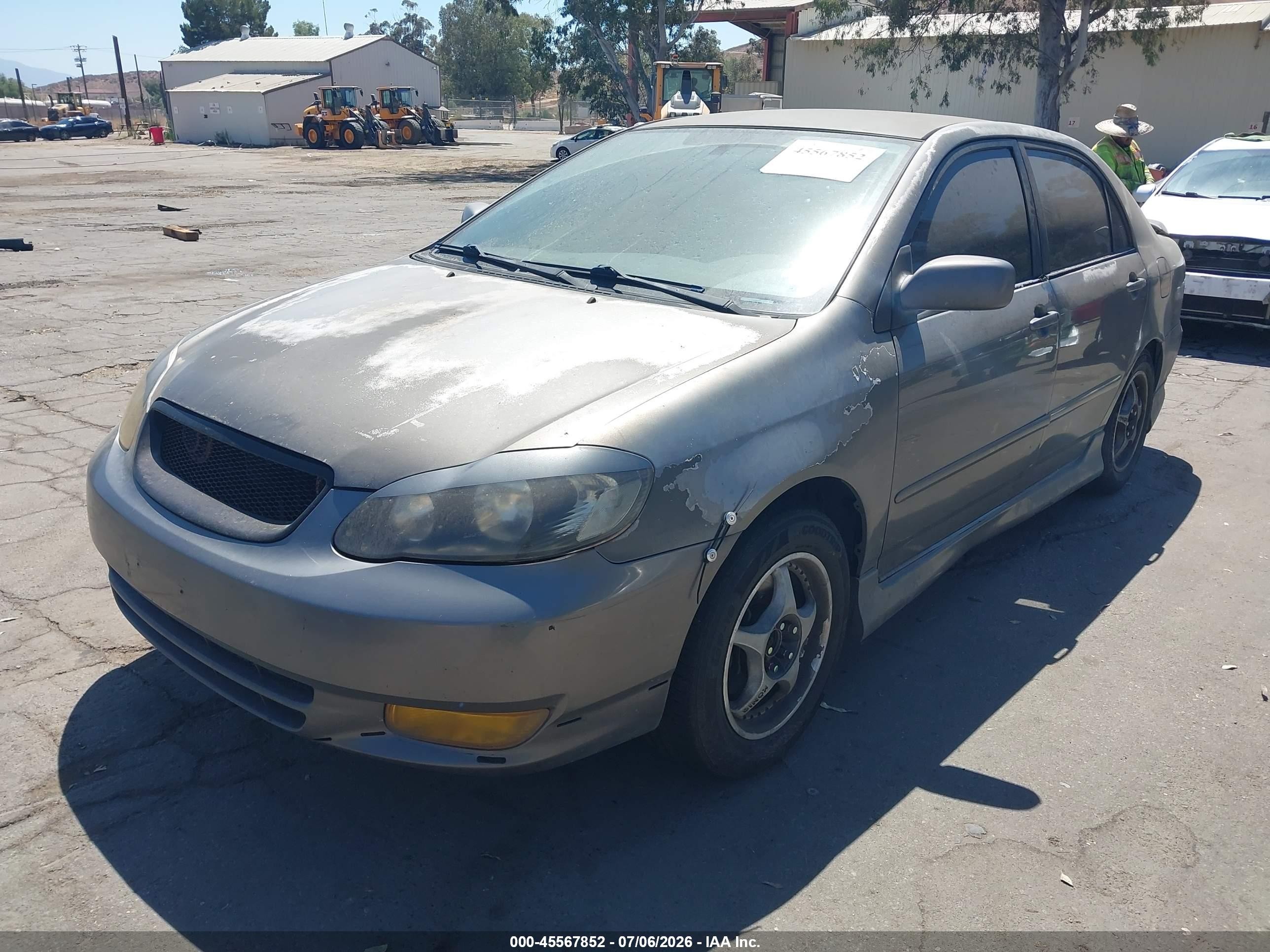 2004 Toyota Corolla S Gray vin: 1NXBR32E14Z200534