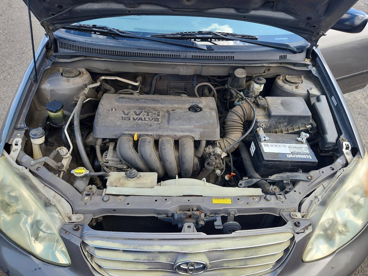 2004 Toyota Corolla Ce Серый vin: 1NXBR32E14Z209931
