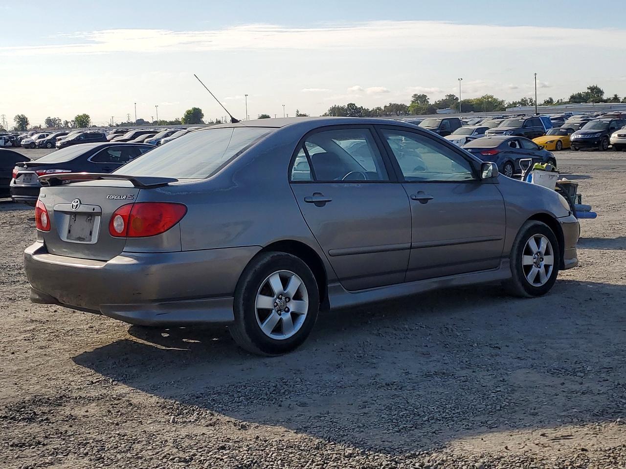 2004 Toyota Corolla S Gray vin: 1NXBR32E14Z288145