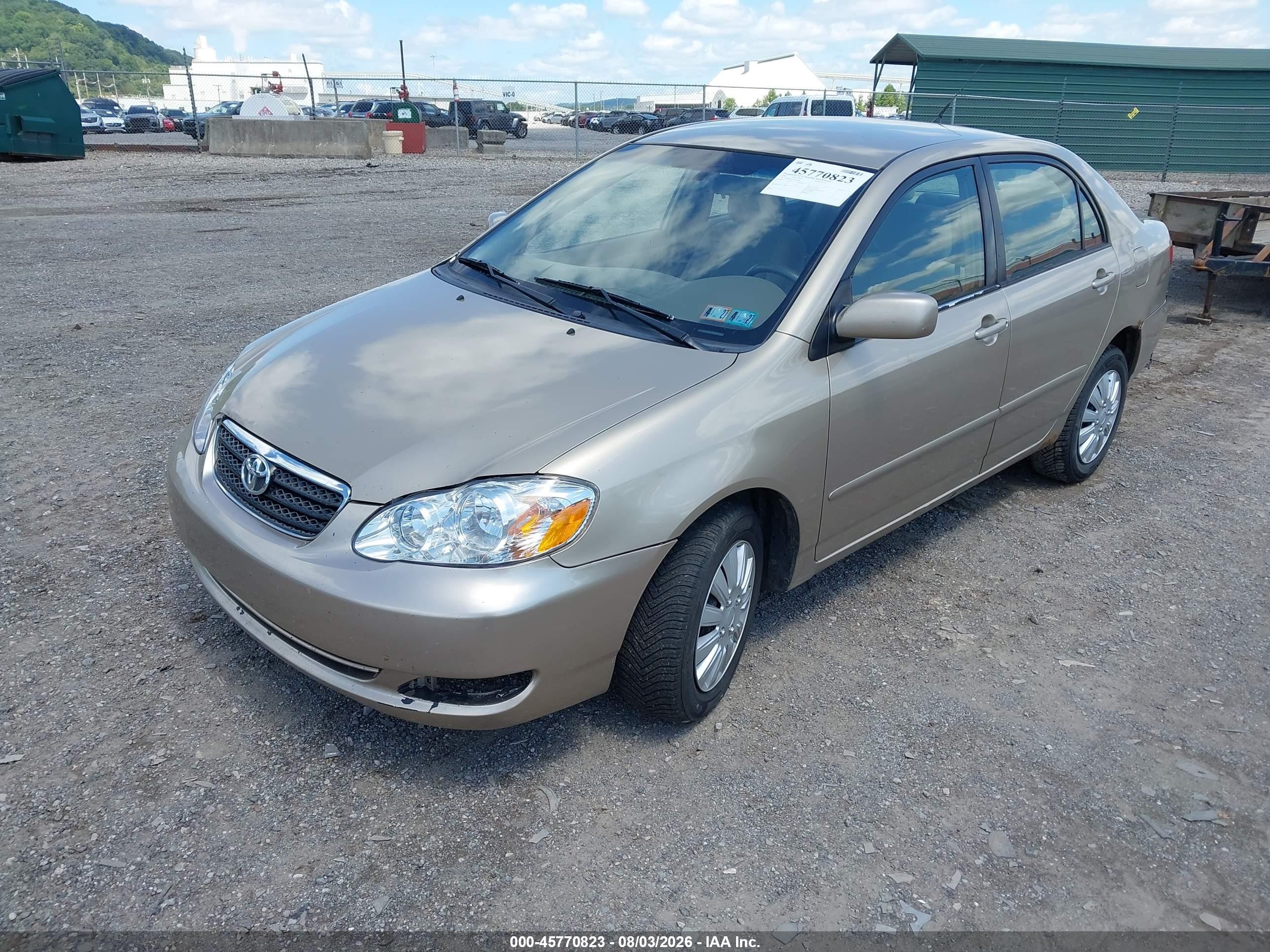 2005 Toyota Corolla Le Gold vin: 1NXBR32E15Z366182
