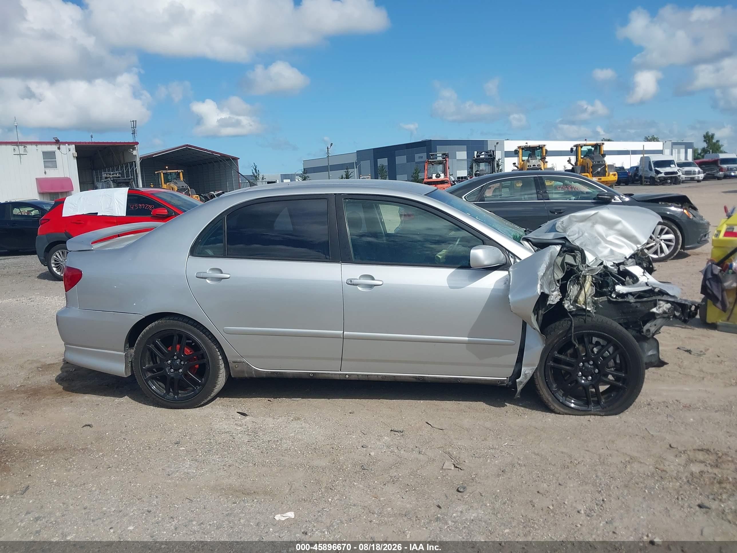 2005 Toyota Corolla S Silver vin: 1NXBR32E15Z423741