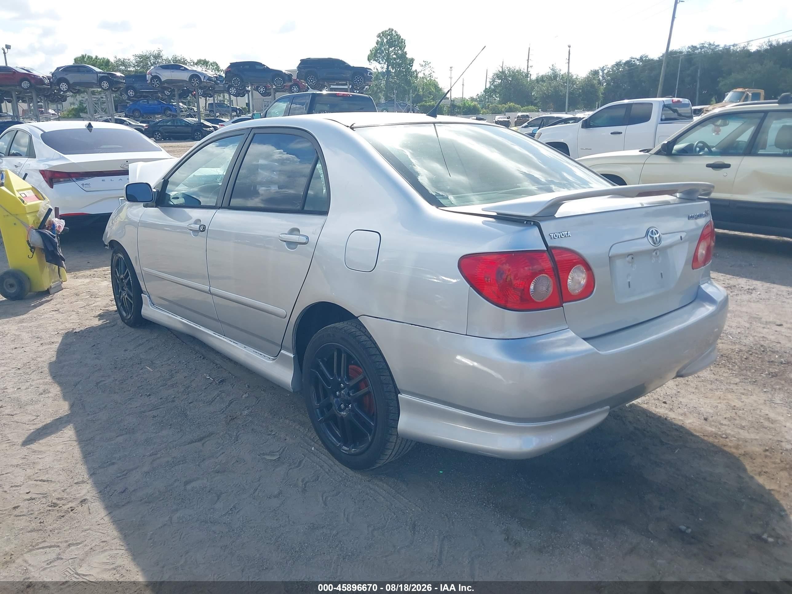 2005 Toyota Corolla S Silver vin: 1NXBR32E15Z423741