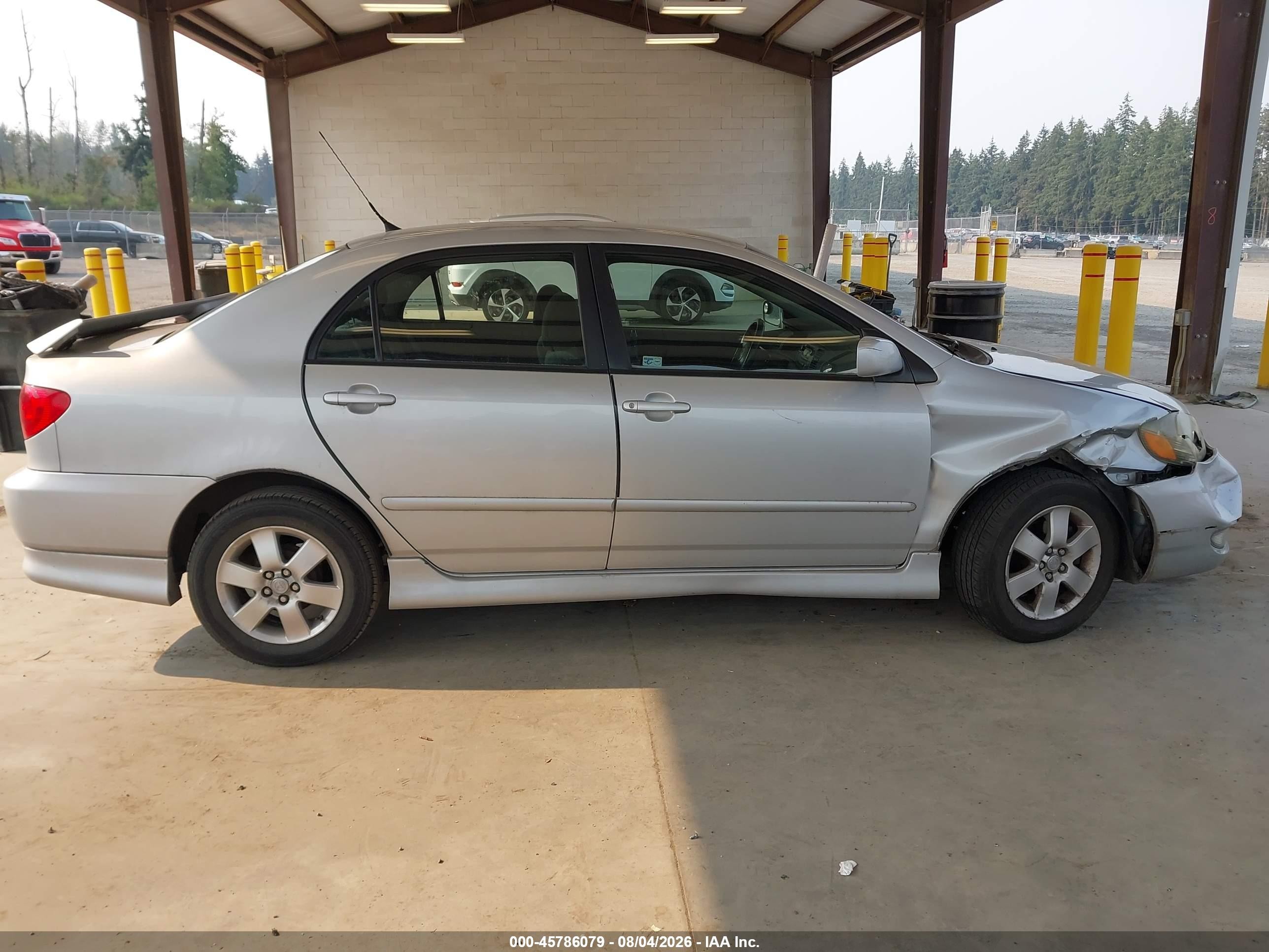 2005 Toyota Corolla S Серебряный vin: 1NXBR32E15Z457212