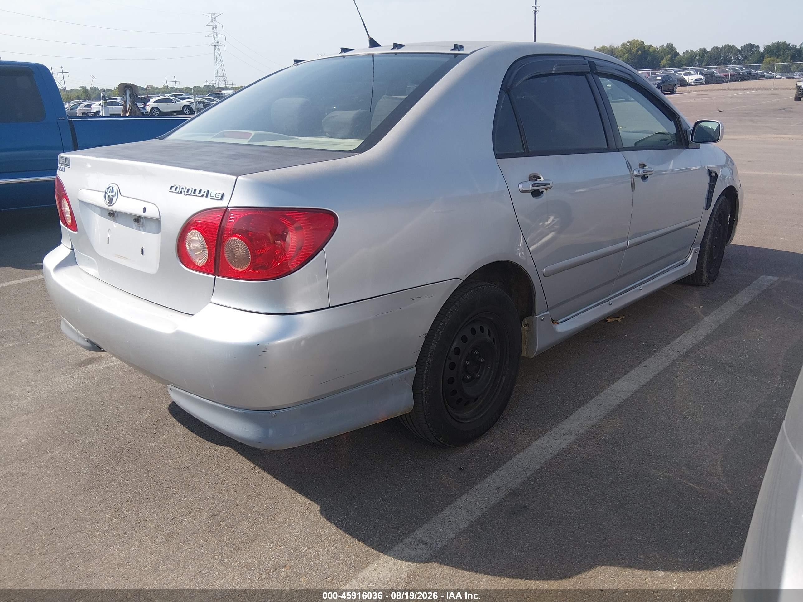 2006 Toyota Corolla Le Серебряный vin: 1NXBR32E16Z596189
