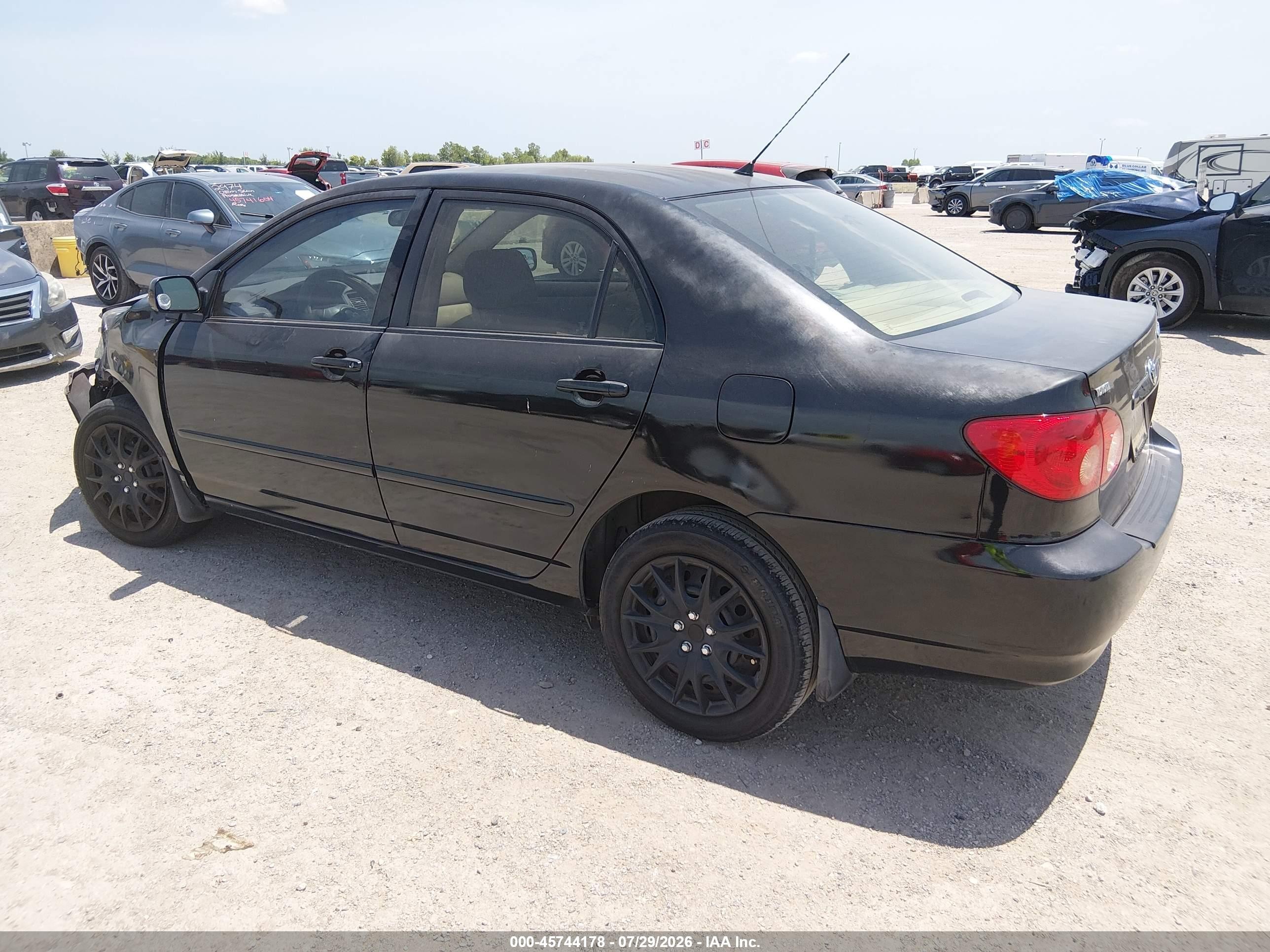 2006 Toyota Corolla Ce Black vin: 1NXBR32E16Z657511