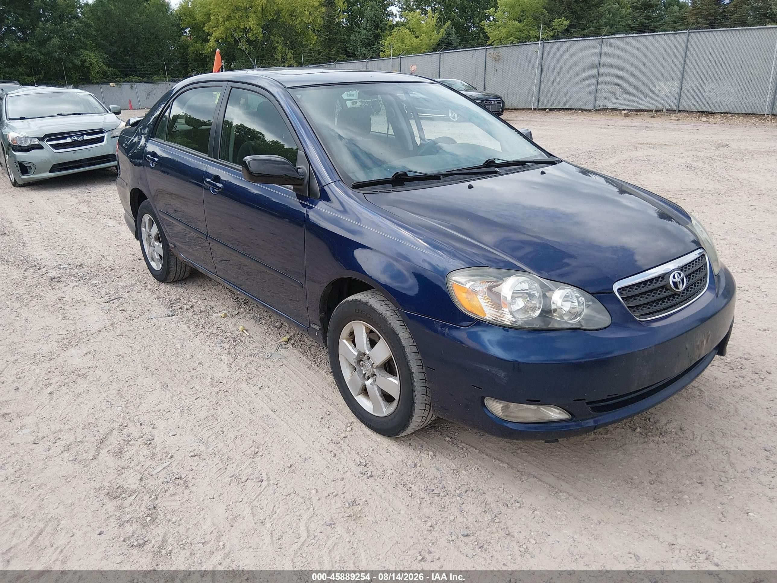 2006 Toyota Corolla S Blue vin: 1NXBR32E16Z686944