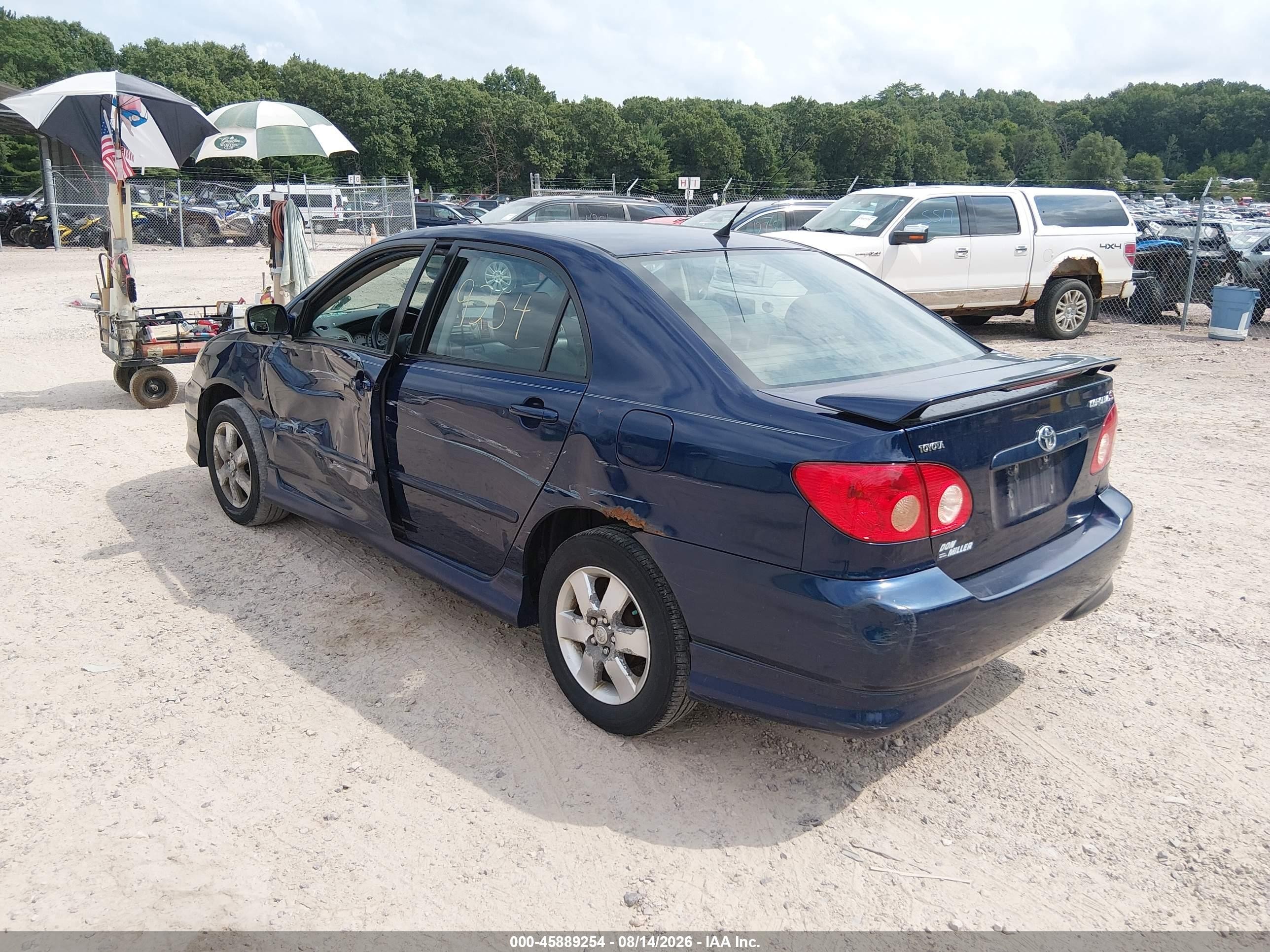 2006 Toyota Corolla S Blue vin: 1NXBR32E16Z686944