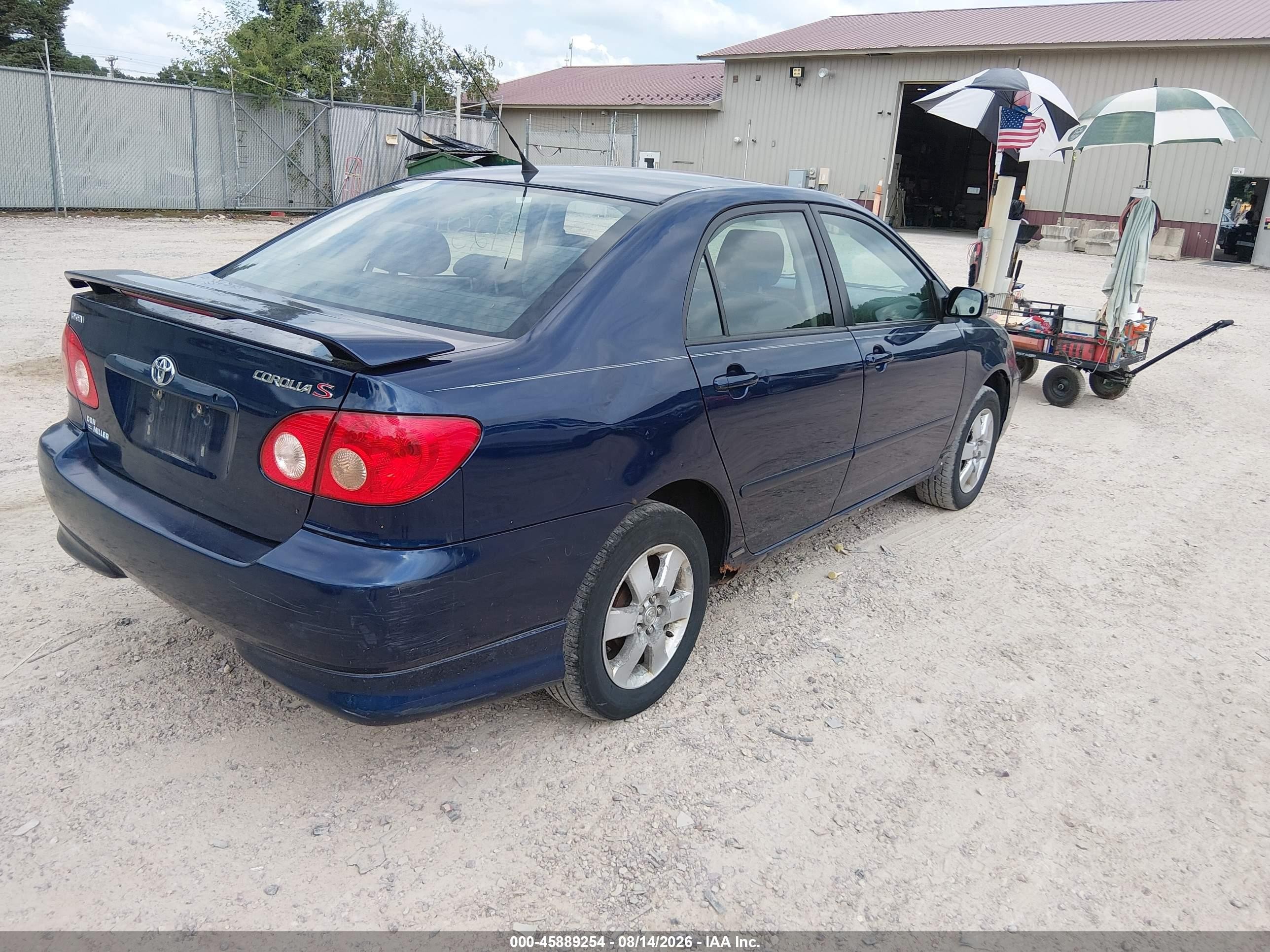 2006 Toyota Corolla S Blue vin: 1NXBR32E16Z686944