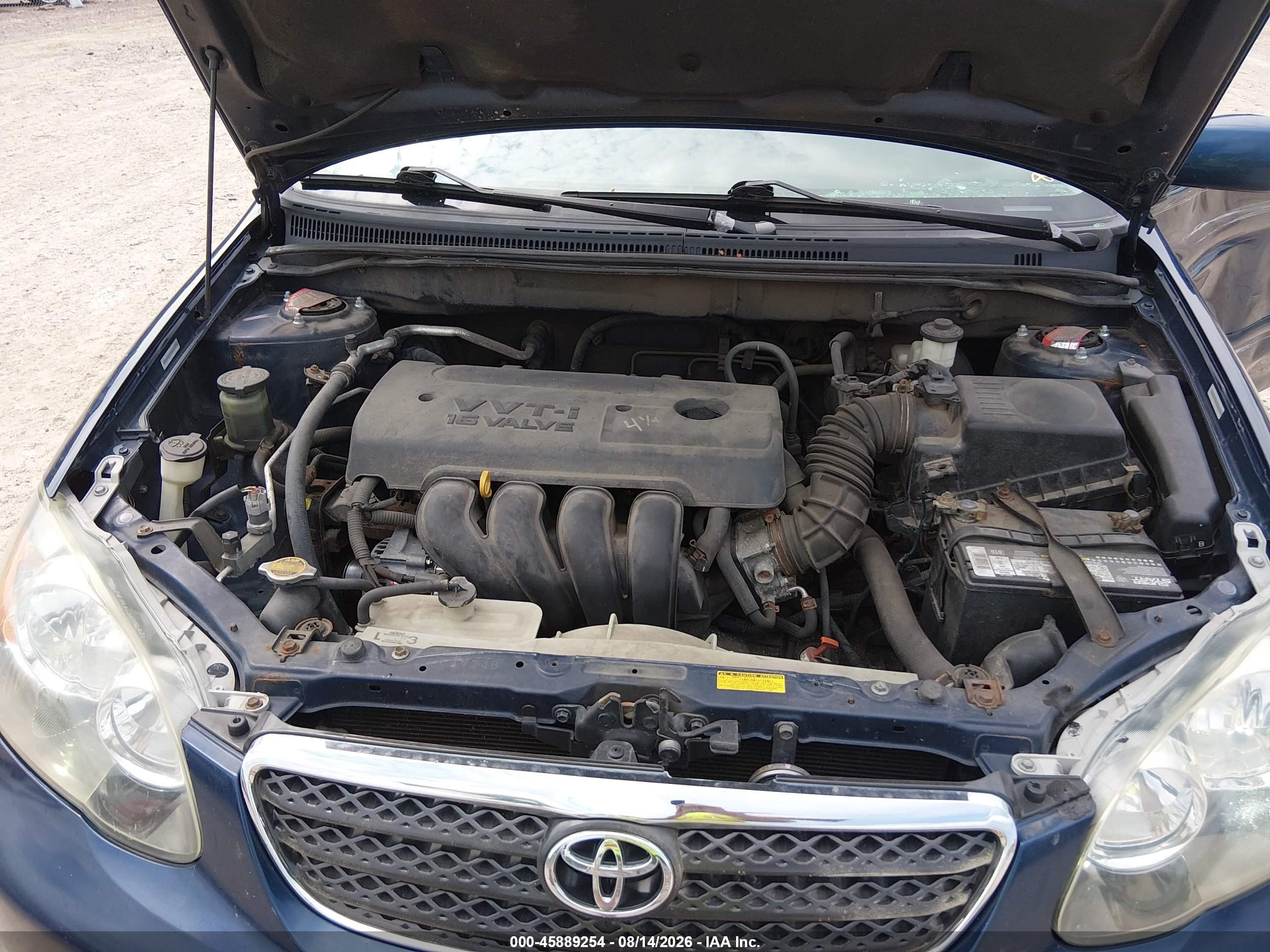 2006 Toyota Corolla S Blue vin: 1NXBR32E16Z686944