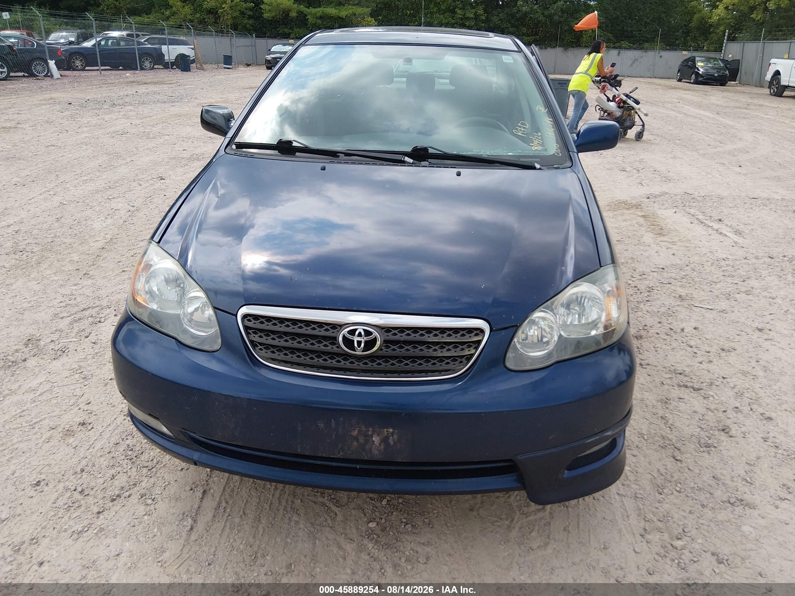 2006 Toyota Corolla S Blue vin: 1NXBR32E16Z686944