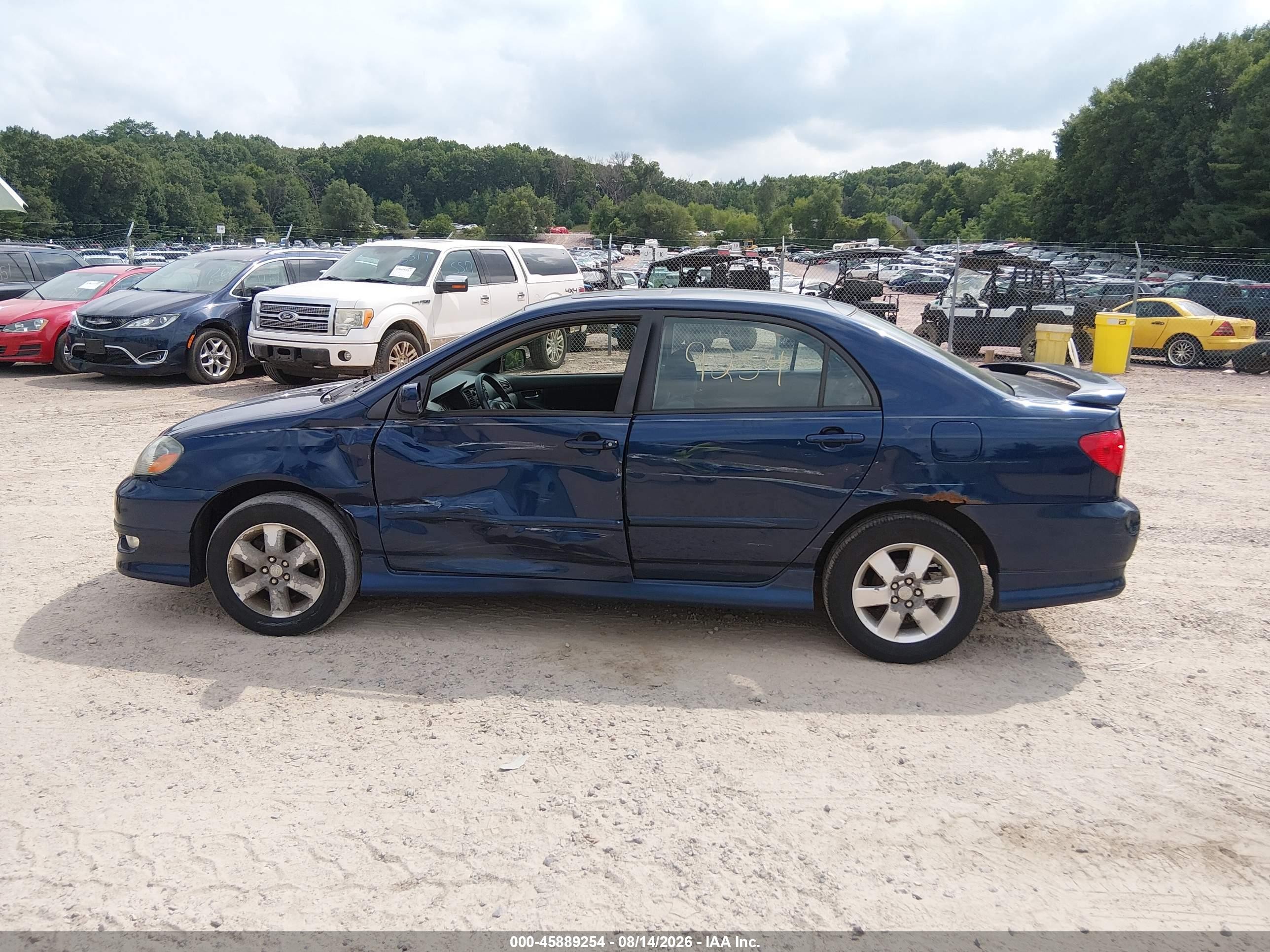 2006 Toyota Corolla S Blue vin: 1NXBR32E16Z686944