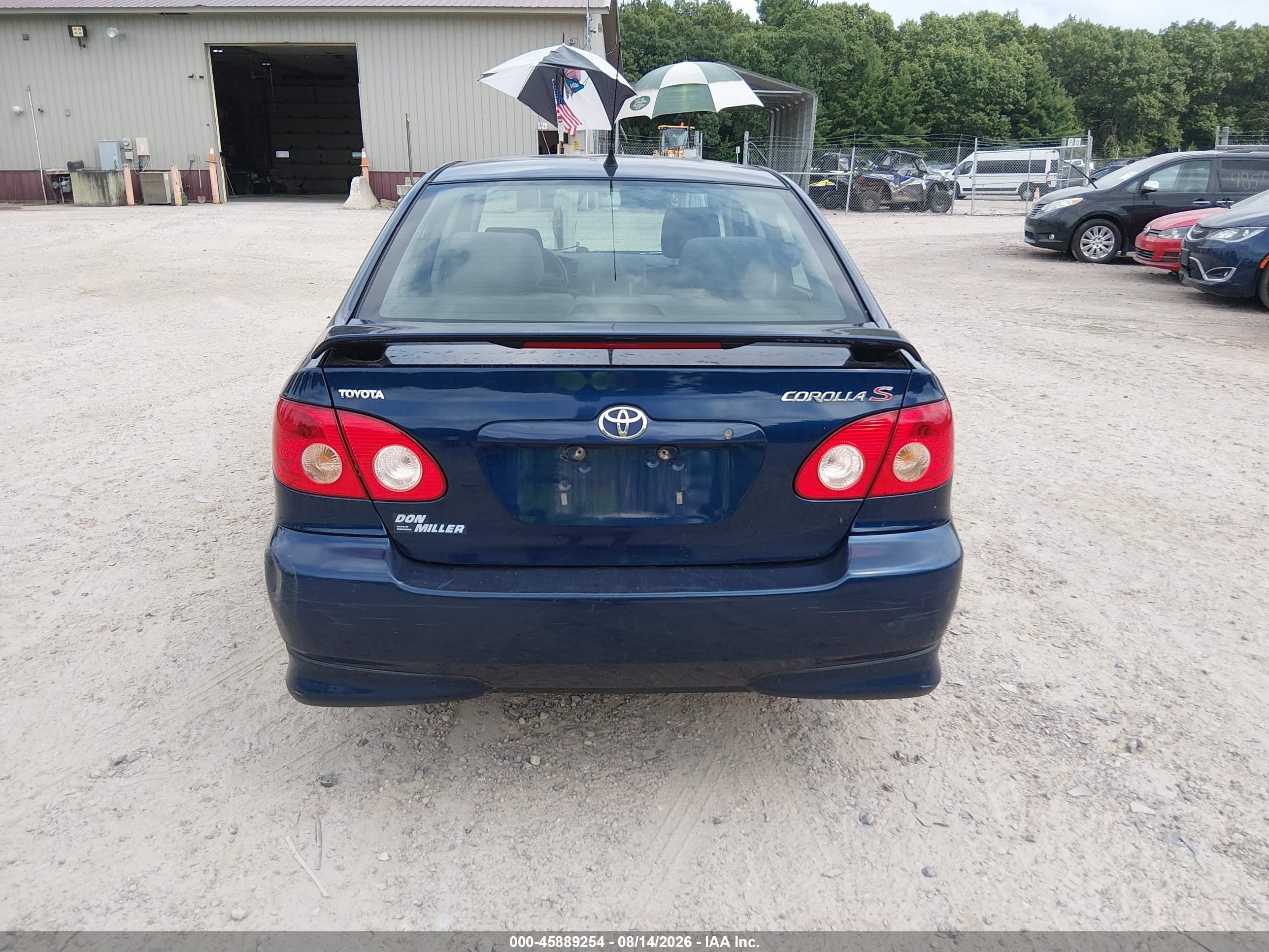 2006 Toyota Corolla S Blue vin: 1NXBR32E16Z686944