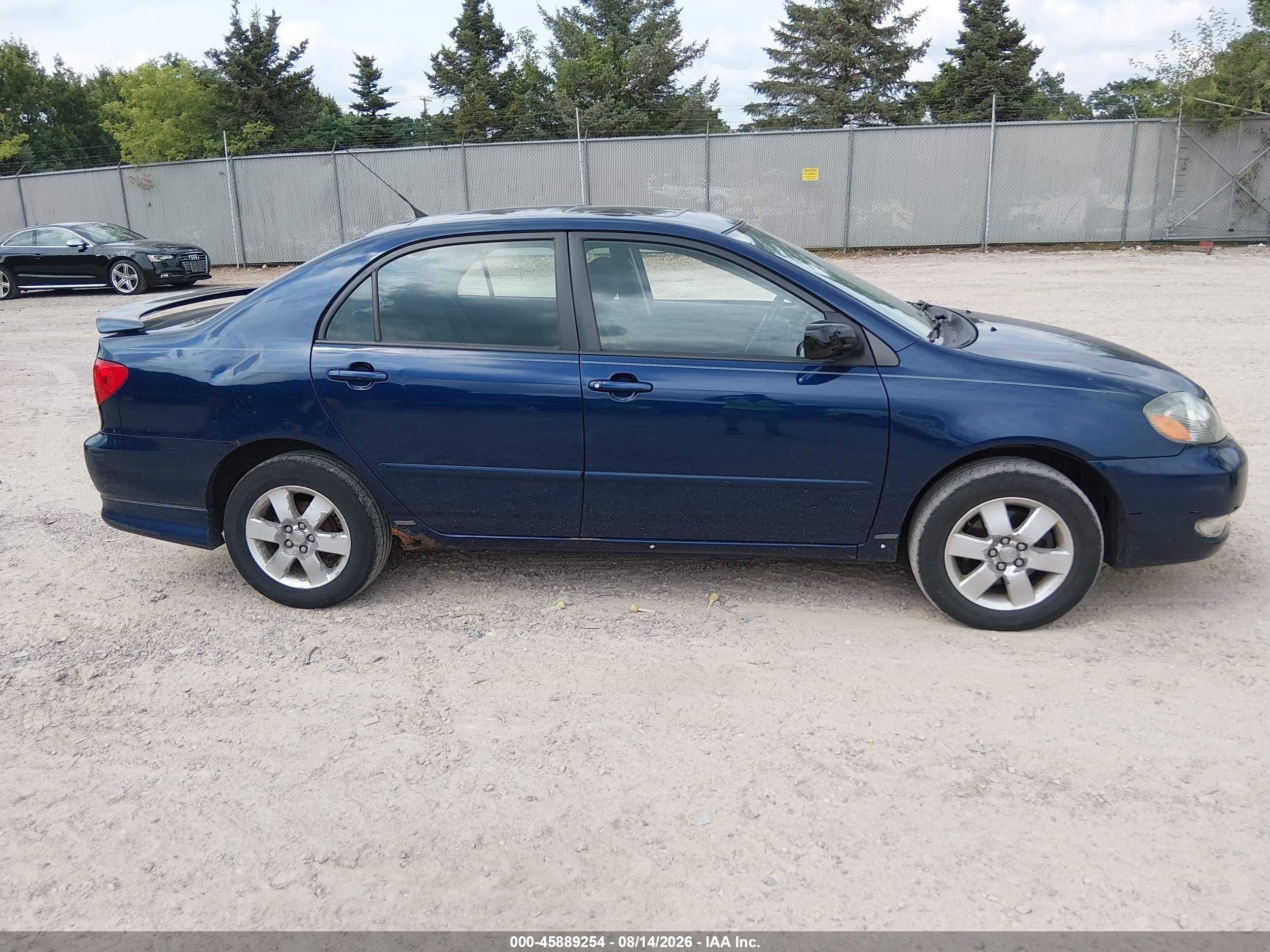 2006 Toyota Corolla S Blue vin: 1NXBR32E16Z686944