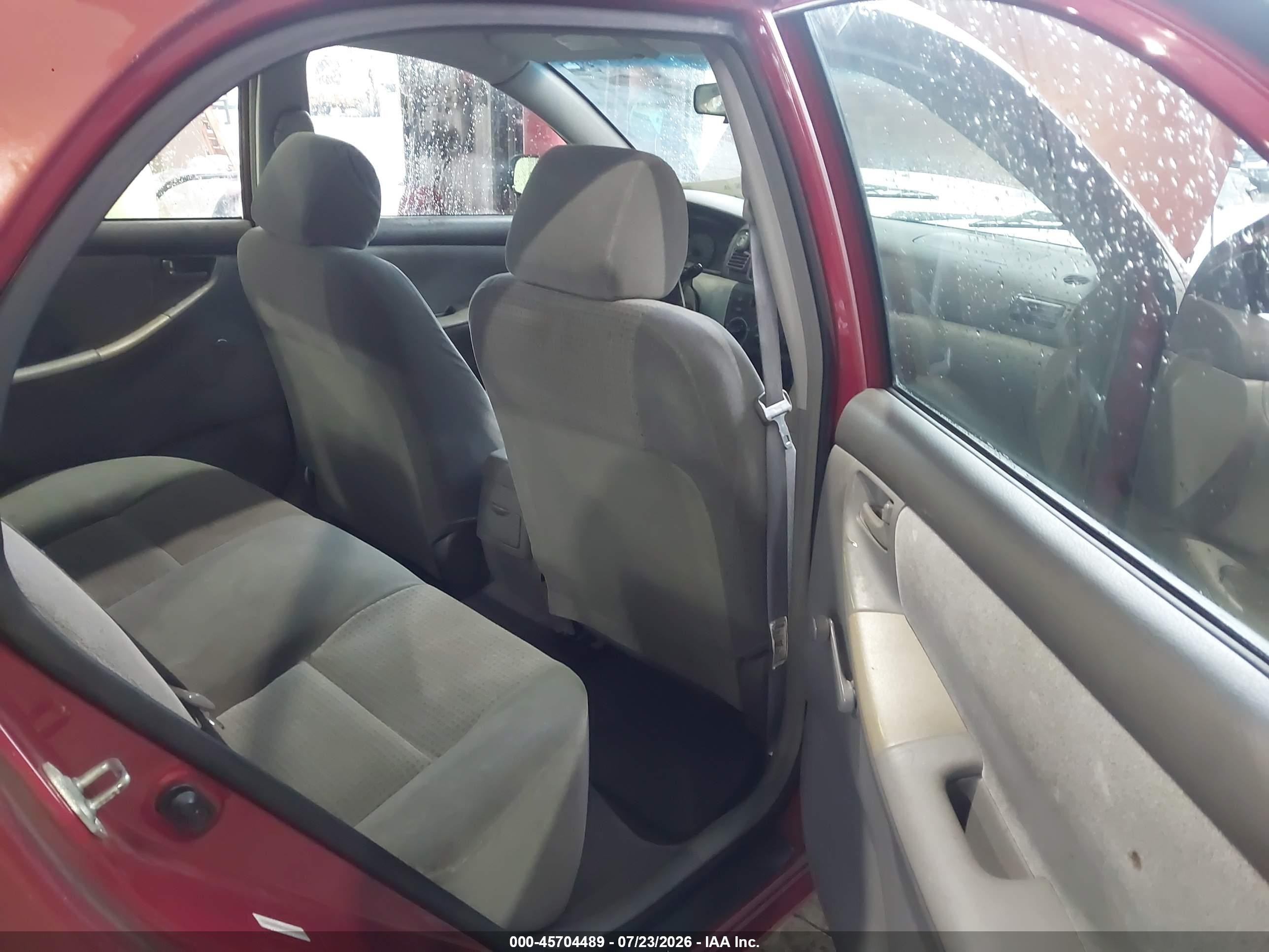 2006 Toyota Corolla Ce Red vin: 1NXBR32E16Z705265