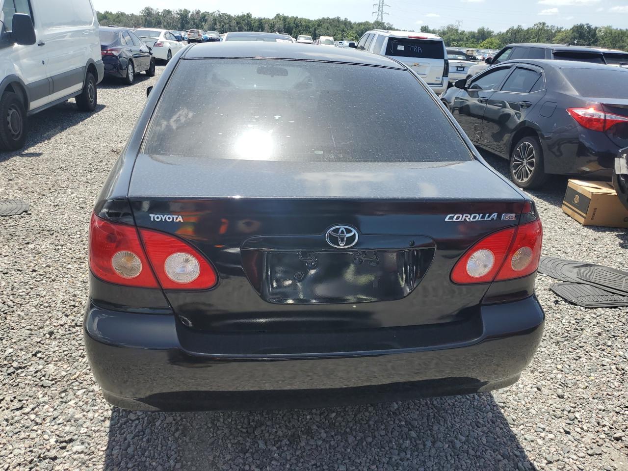 2006 Toyota Corolla Ce Black vin: 1NXBR32E16Z754756