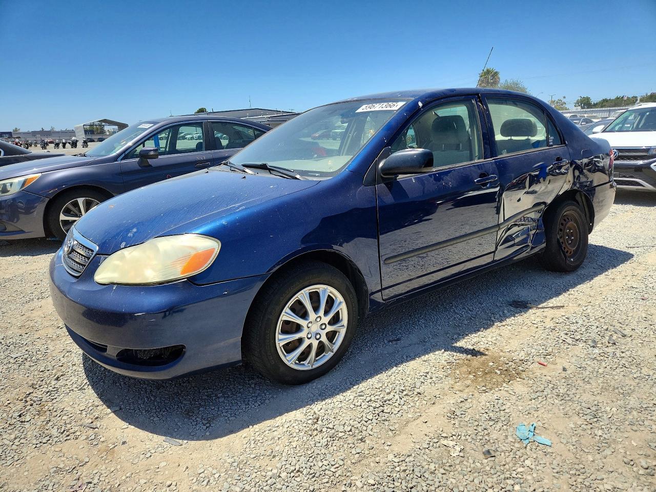 2007 Toyota Corolla Ce Blue vin: 1NXBR32E17Z907198