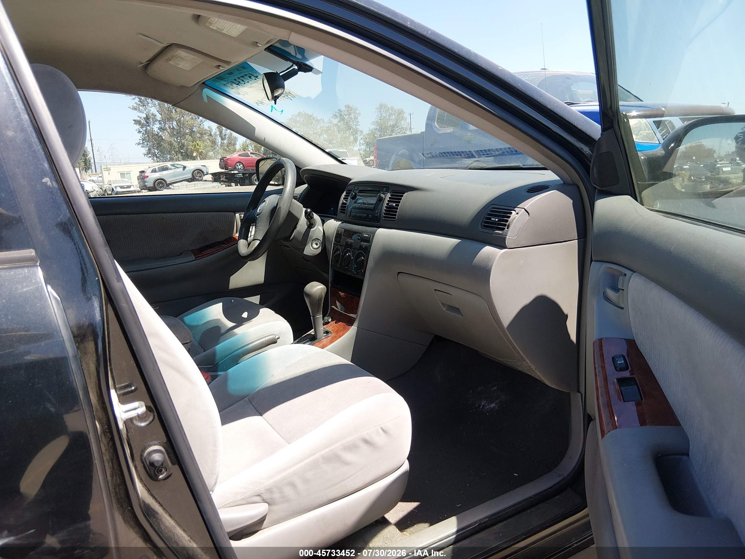 2007 Toyota Corolla Le Black vin: 1NXBR32E17Z926236