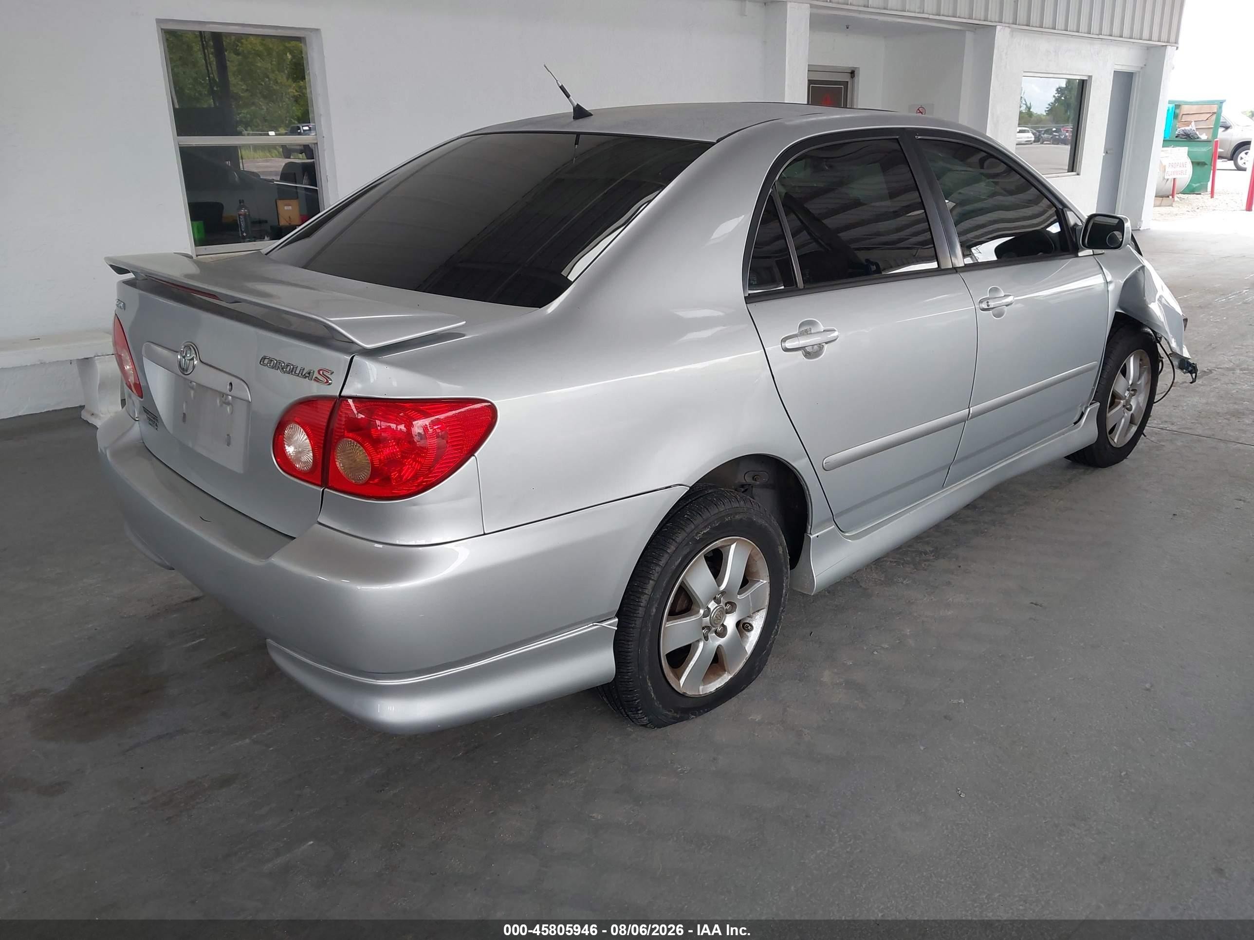 2008 Toyota Corolla S Silver vin: 1NXBR32E18Z050320