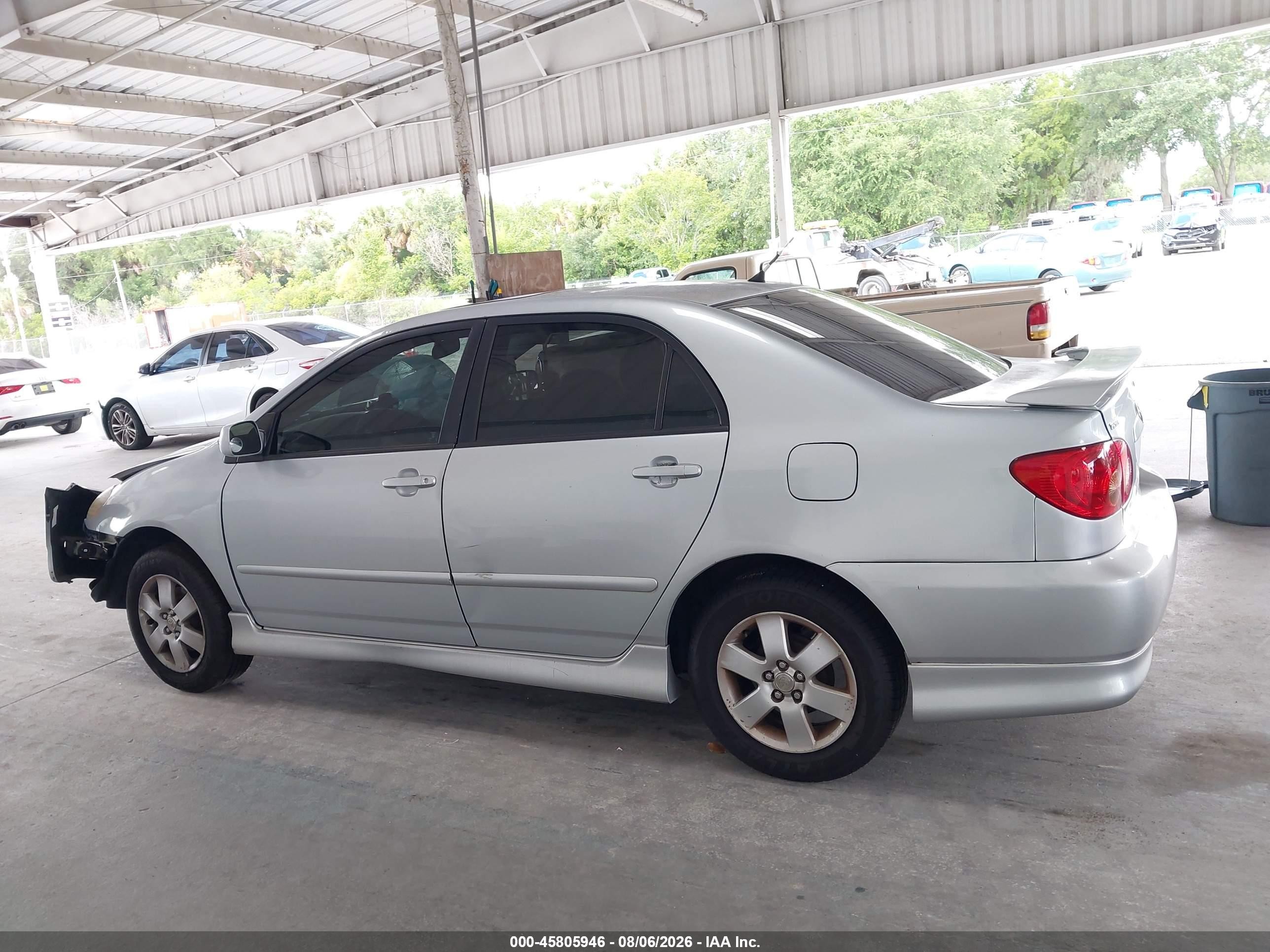 2008 Toyota Corolla S Silver vin: 1NXBR32E18Z050320