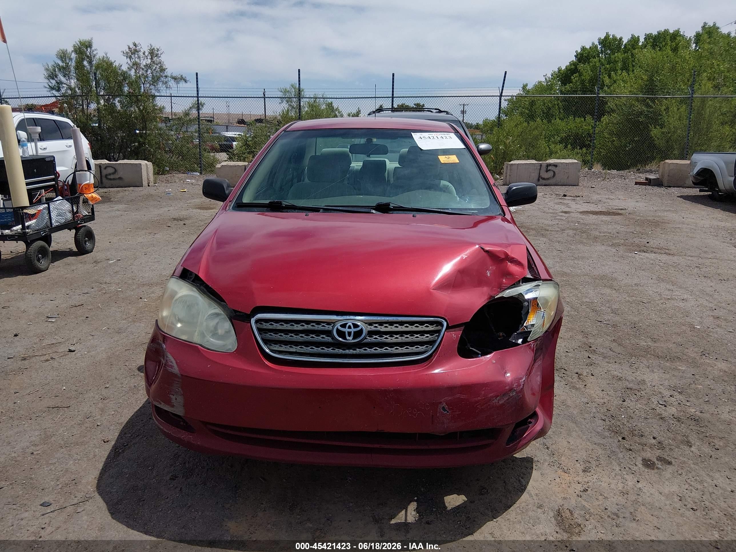 2008 Toyota Corolla Ce Красный vin: 1NXBR32E18Z950067