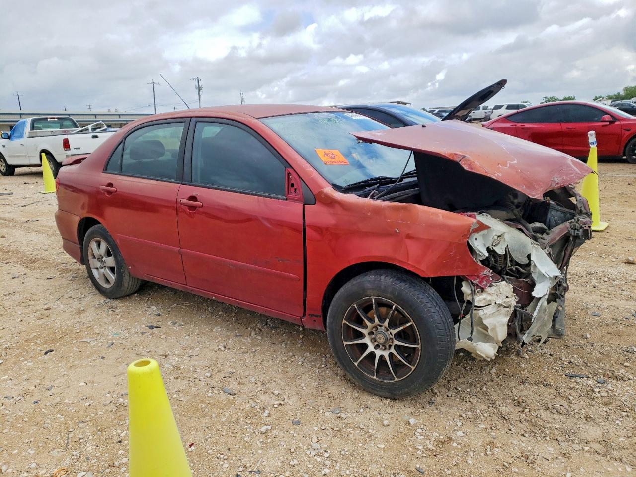 2008 Toyota Corolla S Красный vin: 1NXBR32E18Z956922
