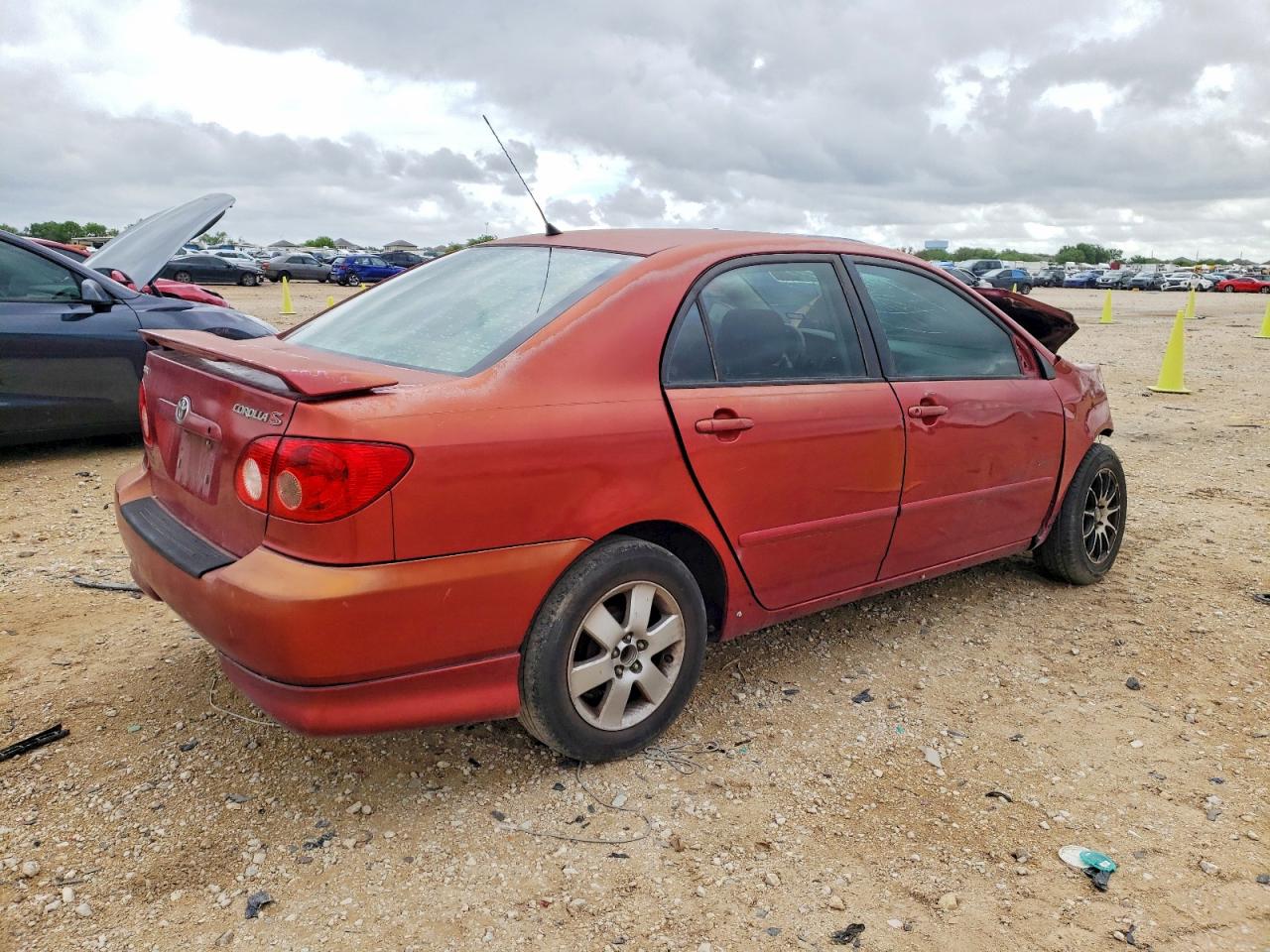 2008 Toyota Corolla S Красный vin: 1NXBR32E18Z956922