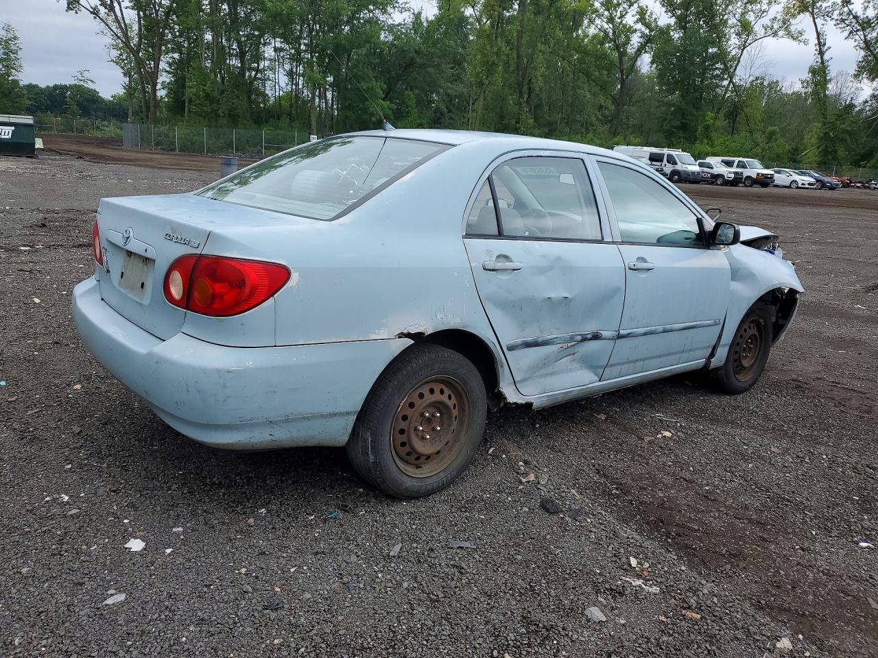 2003 Toyota Corolla Ce Синий vin: 1NXBR32E23Z077082