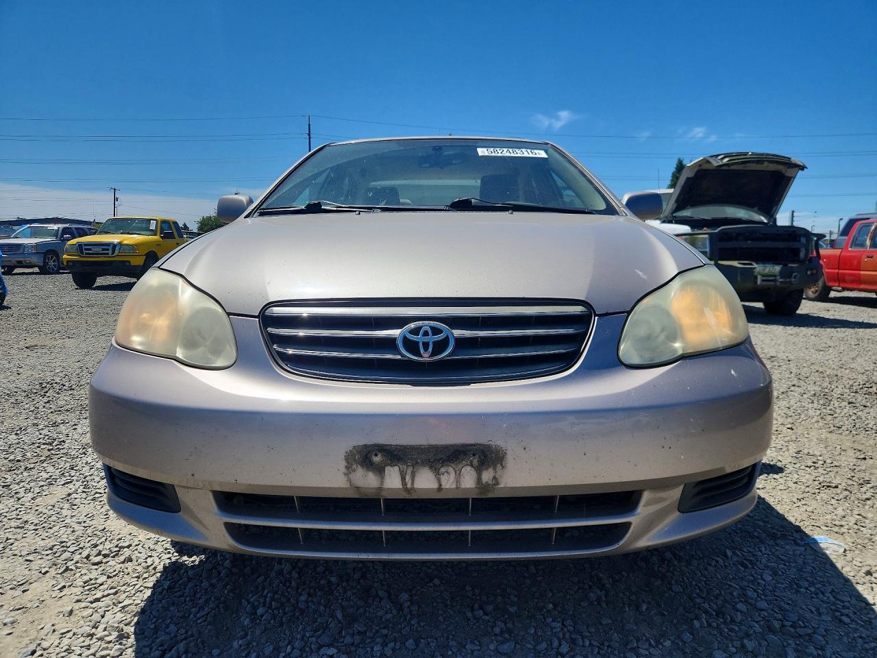2003 Toyota Corolla Le Silver vin: 1NXBR32E23Z116754