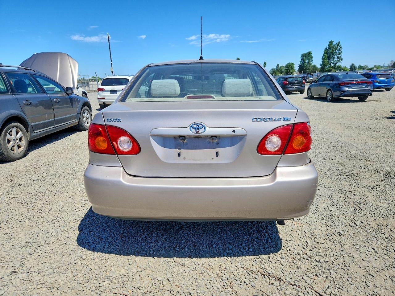 2003 Toyota Corolla Le Silver vin: 1NXBR32E23Z116754