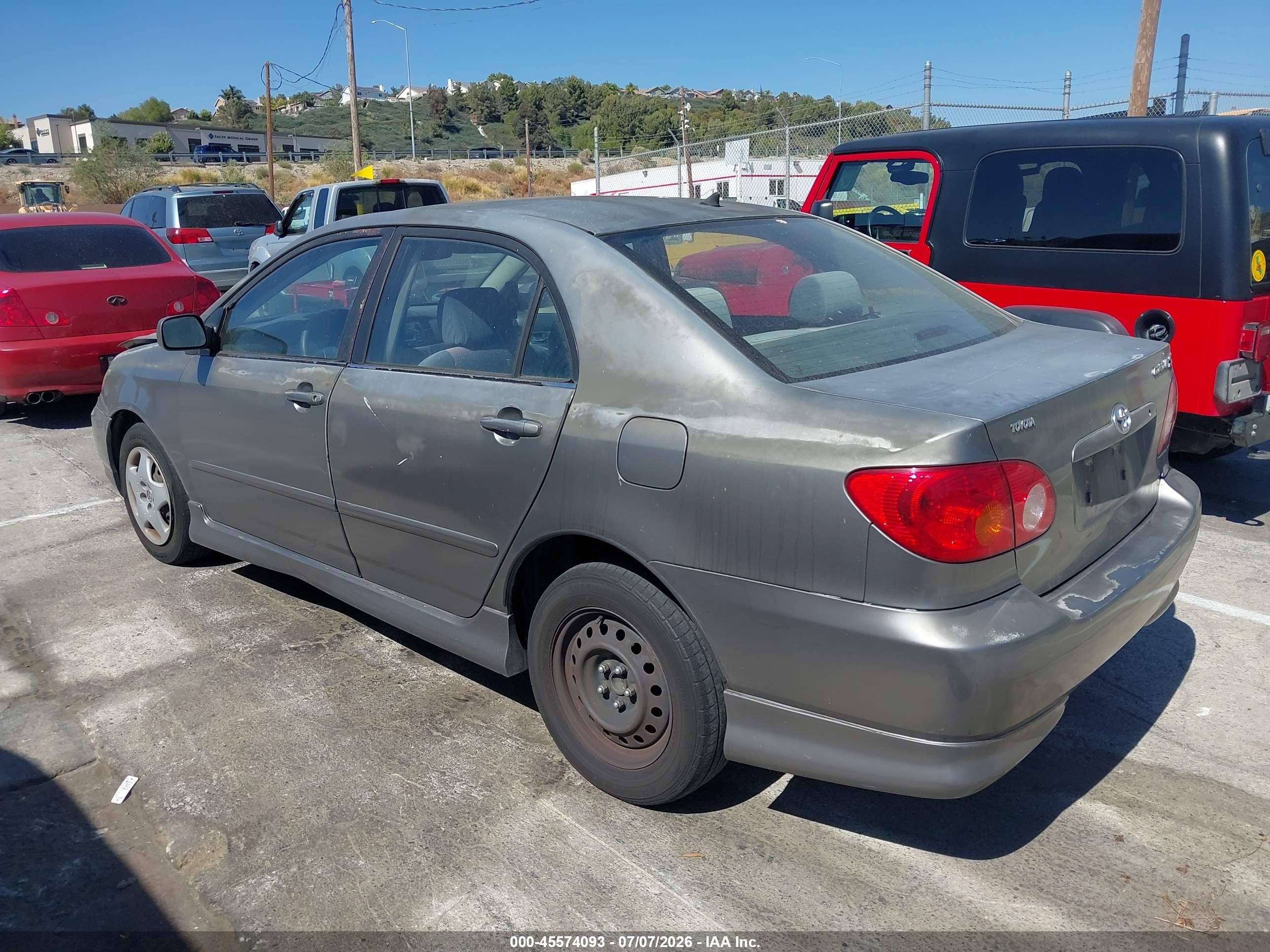2004 Toyota Corolla S Серый vin: 1NXBR32E24Z218850