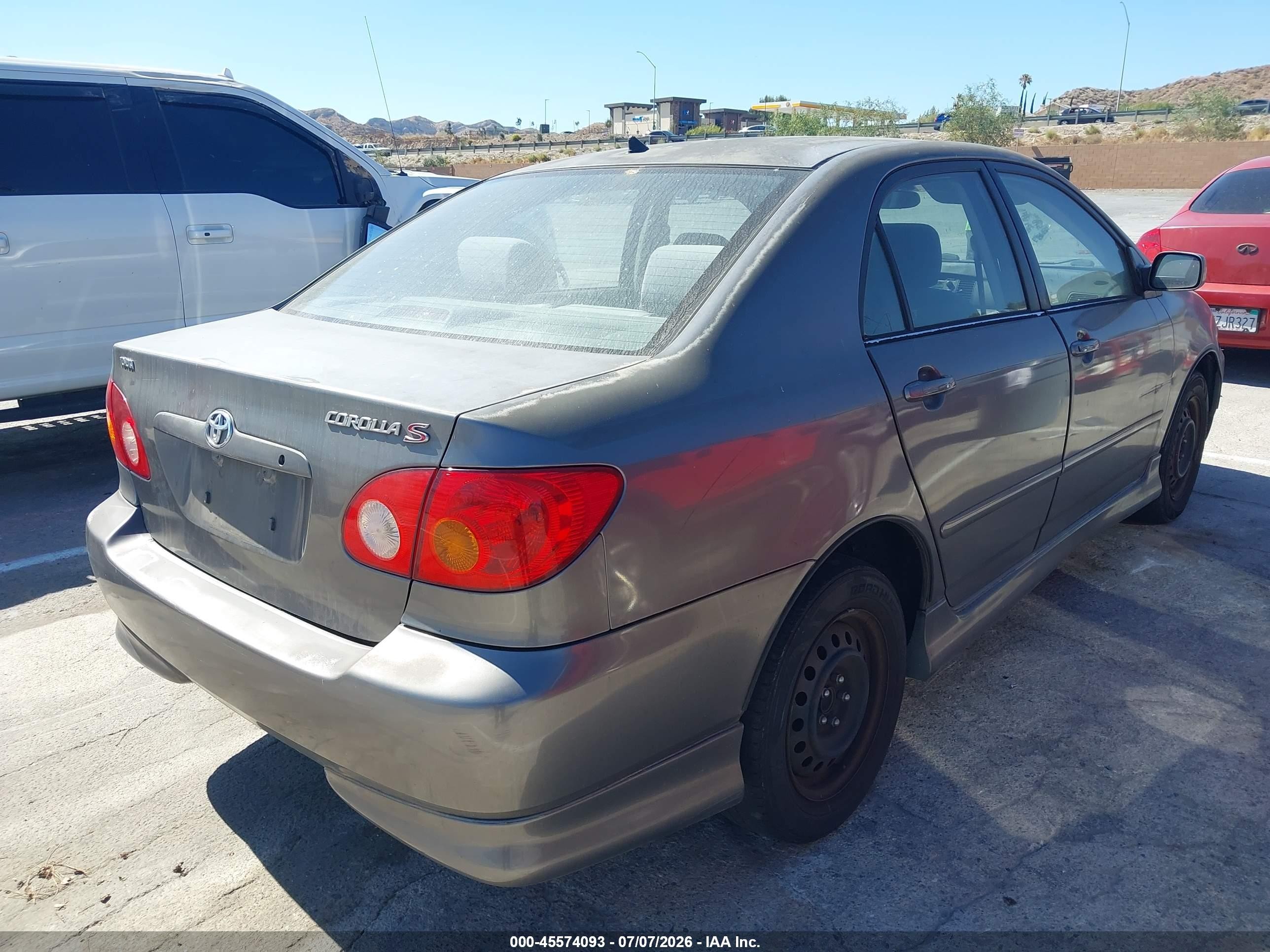 2004 Toyota Corolla S Серый vin: 1NXBR32E24Z218850