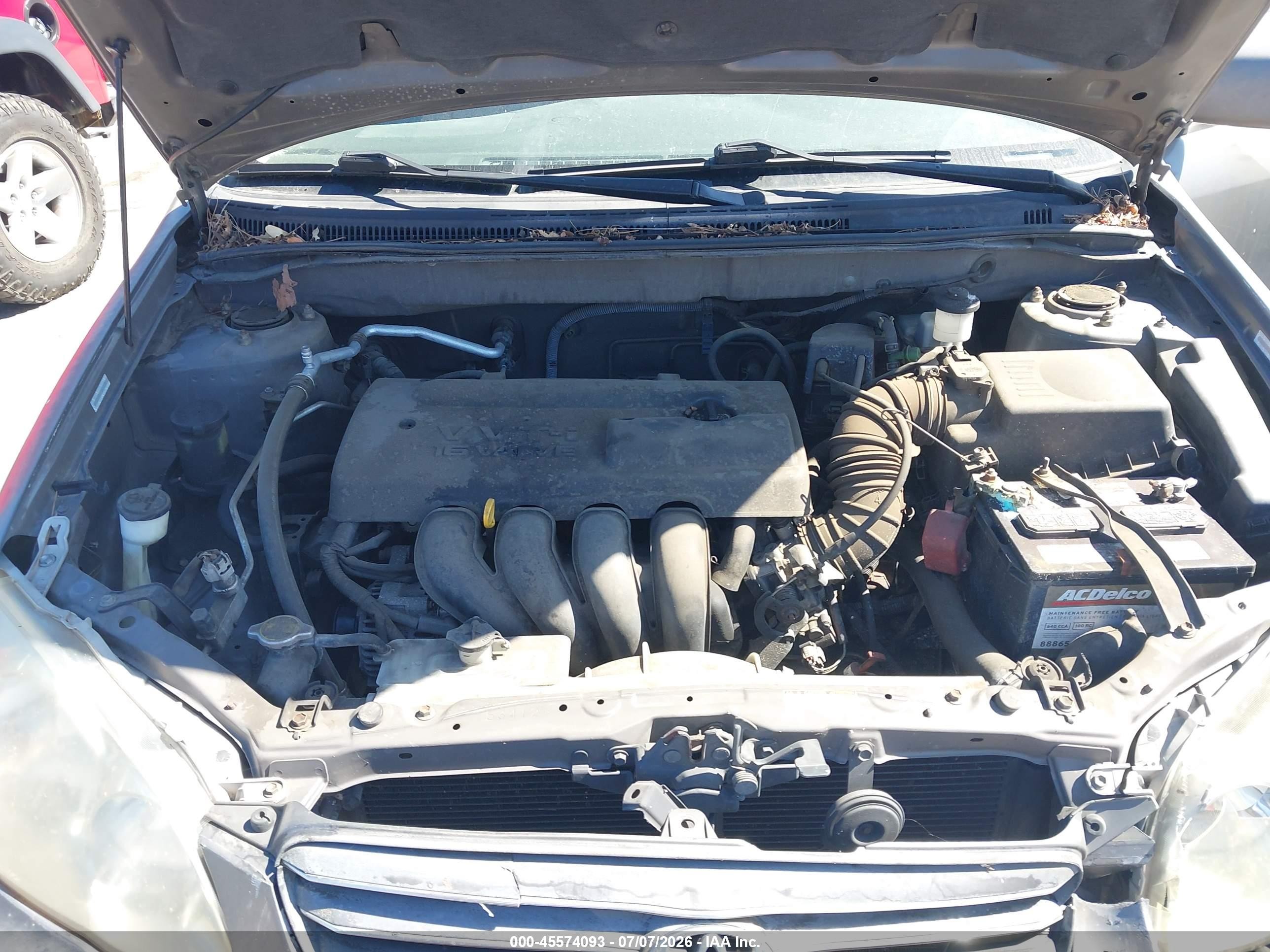 2004 Toyota Corolla S Серый vin: 1NXBR32E24Z218850