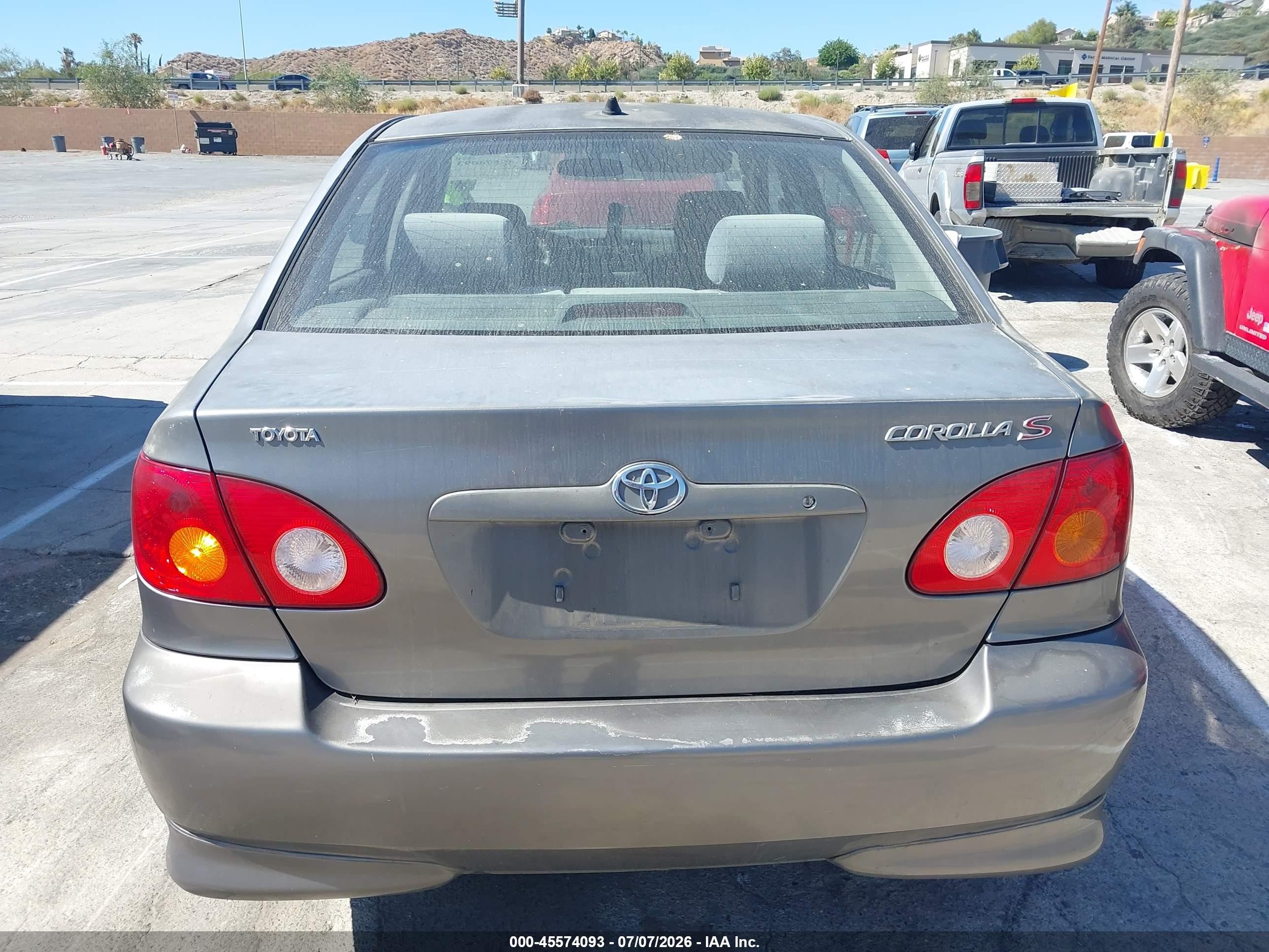 2004 Toyota Corolla S Серый vin: 1NXBR32E24Z218850