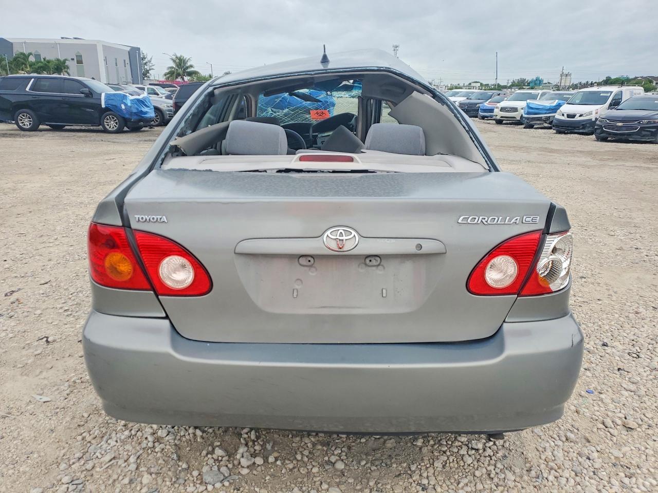 2004 Toyota Corolla Ce Gray vin: 1NXBR32E24Z264114